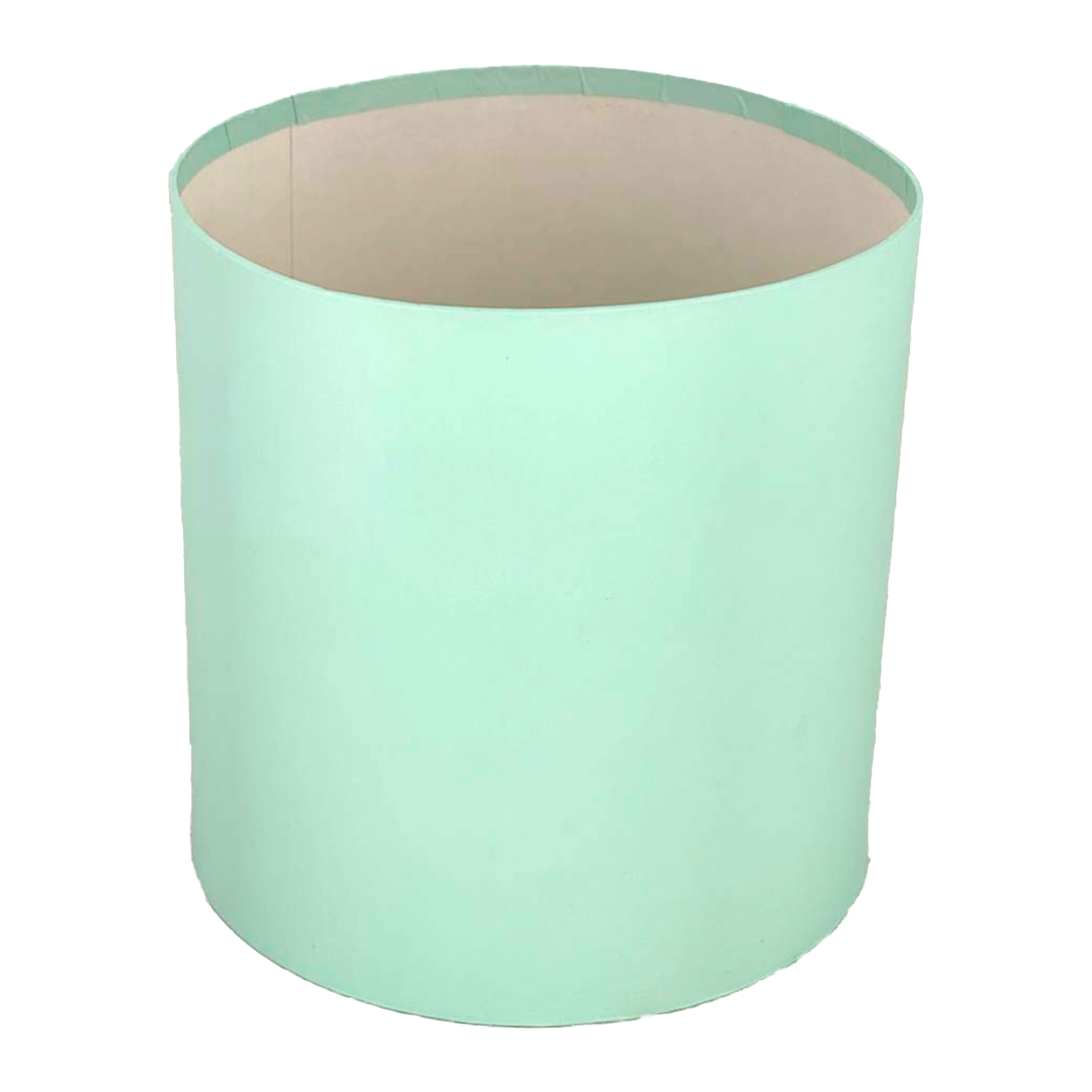 Коробка шляпная, D21xH21 см, с крышкой Светло-зеленый