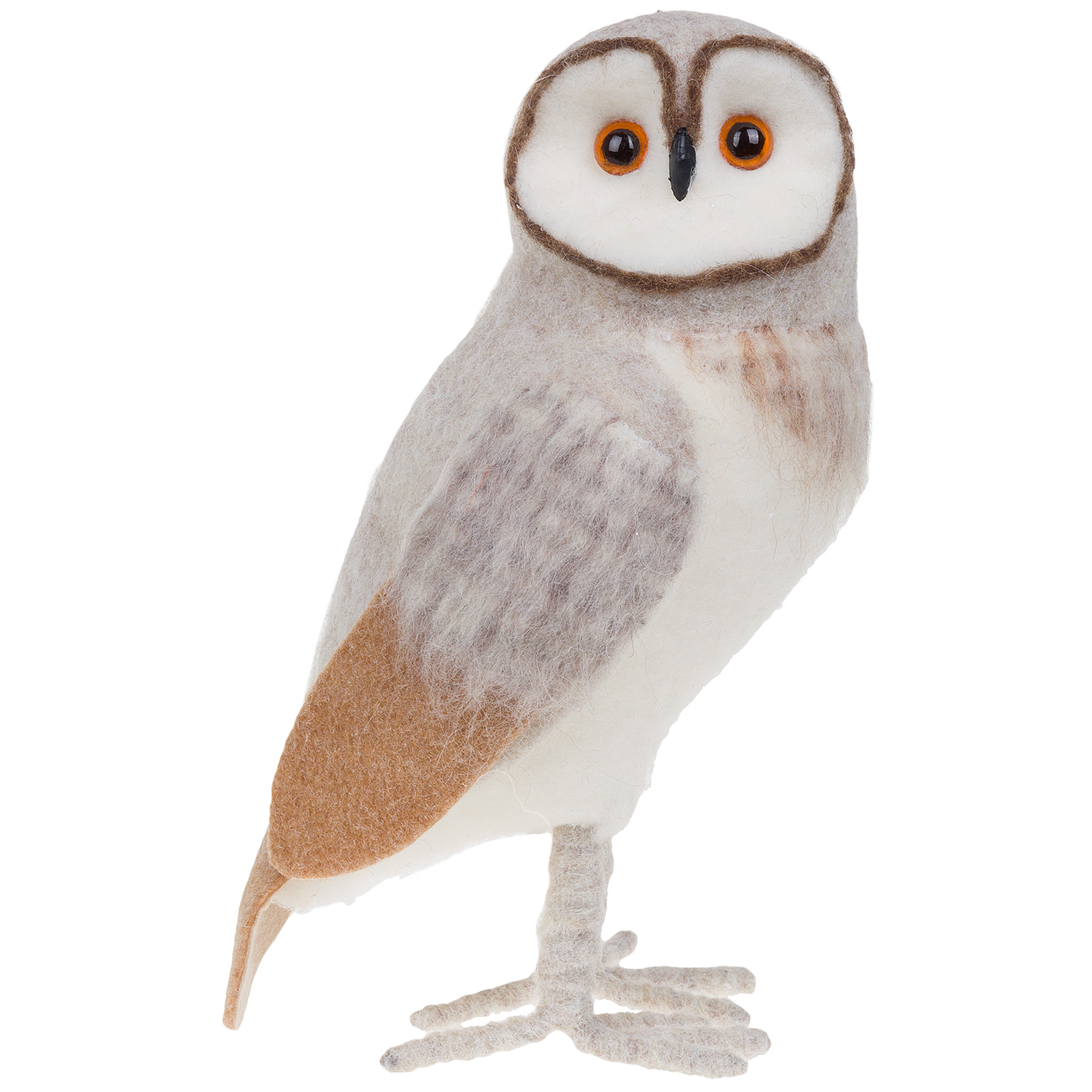 Фигура "Сова" (войлок), 20x16xH31 см Светло-коричневый