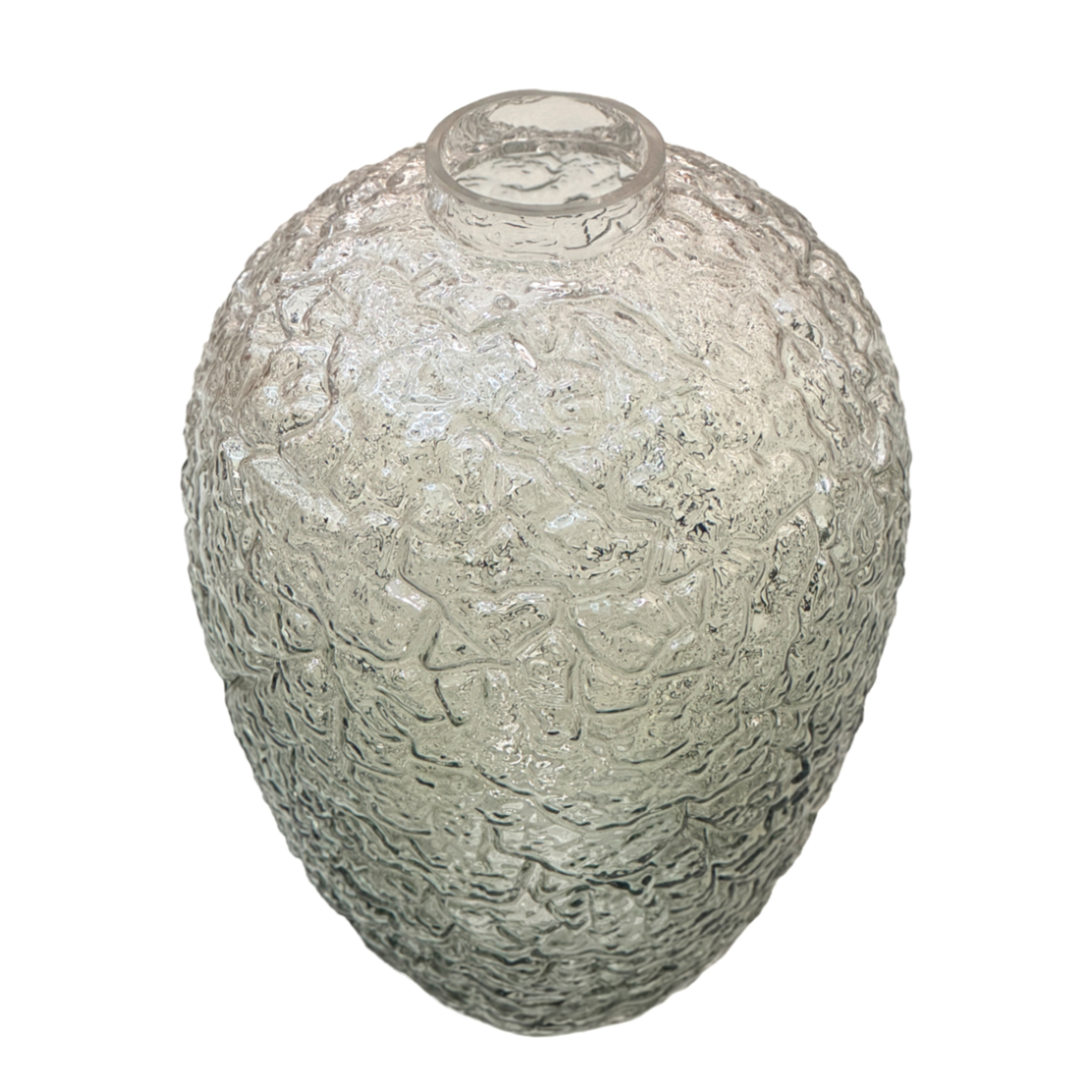 Ваза "Ice" (стекло), D22xH29,5 см Зеленый