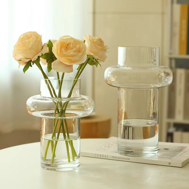 Ваза "Chloe" (стекло), D16xH25 см Прозрачный