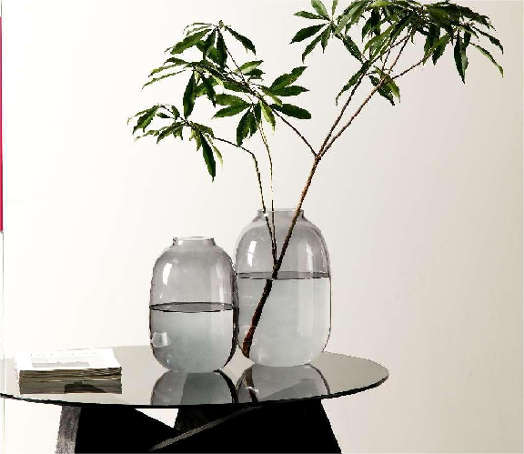 Ваза "Jar" (стекло), D18,5xH30 см Прозрачный