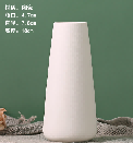 Ваза "White" (керамика), D5xH18 см Белый