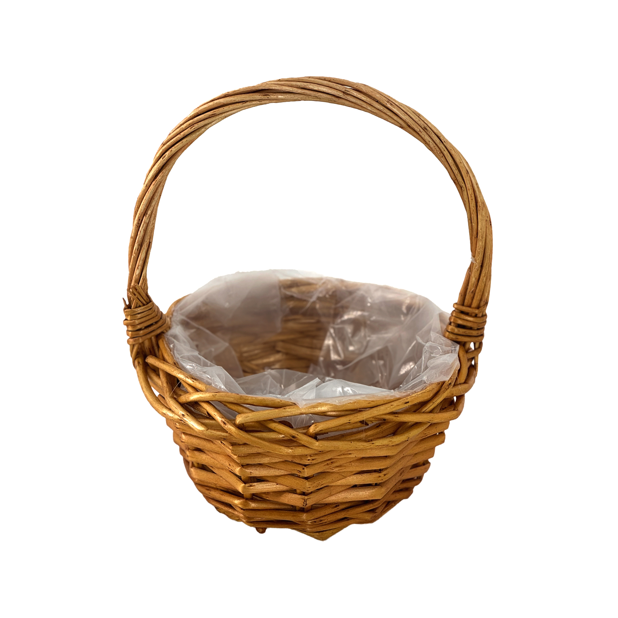 Корзина плетеная (ива), D12xH7/16 см Натуральный