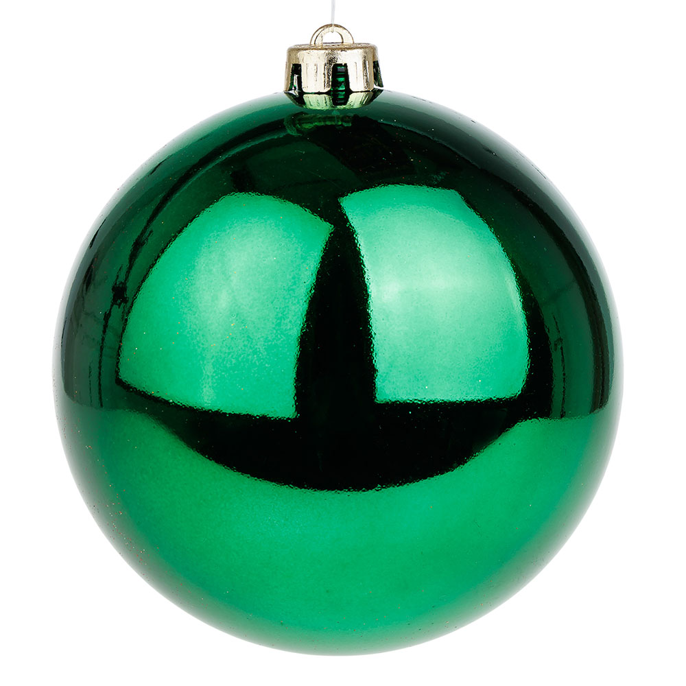 Елочная игрушка "Шар" (пластик), D15 см Зеленый