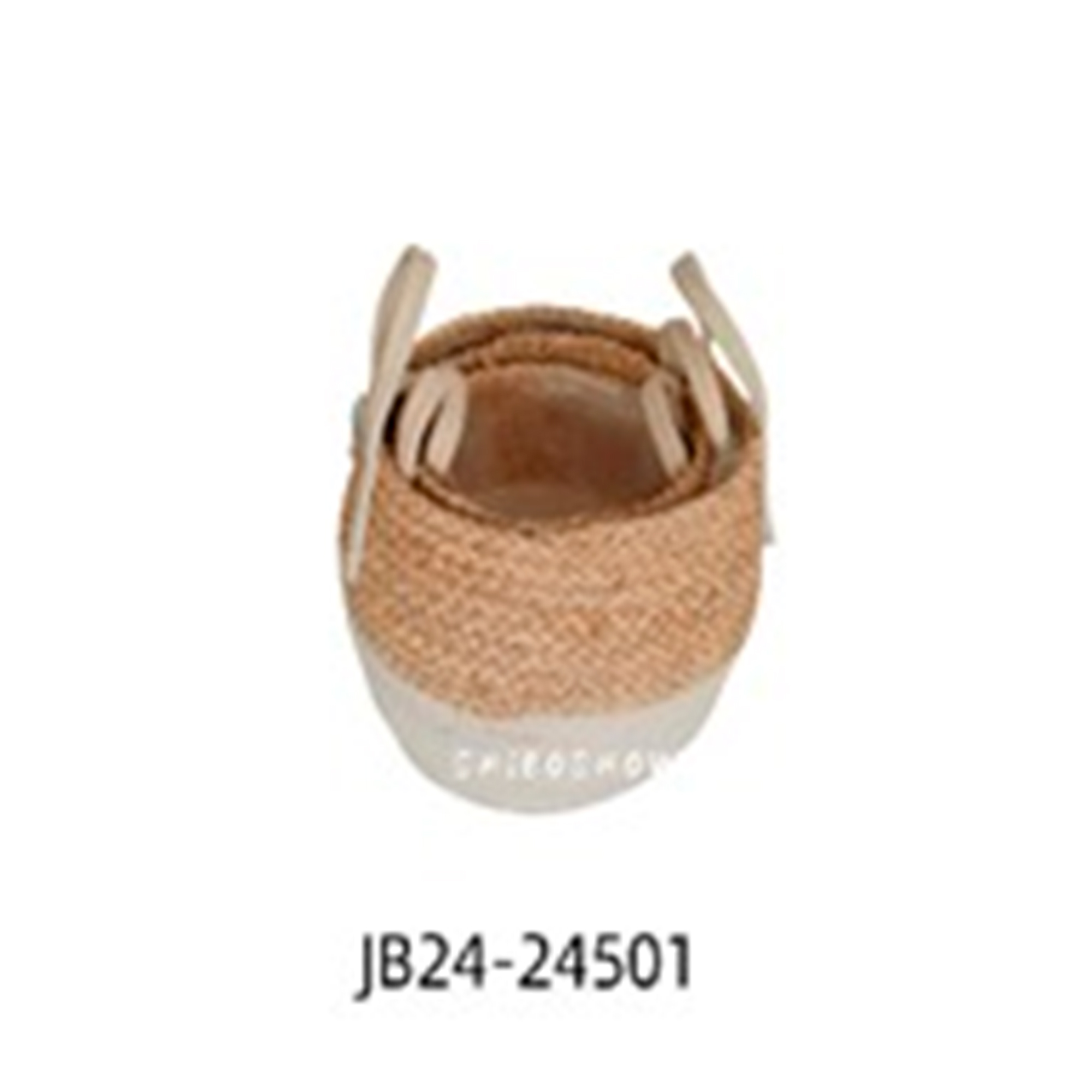 Корзина плетеная (водоросли), D33xH28 см - D26xH23 см, набор (3 шт) Натуральный