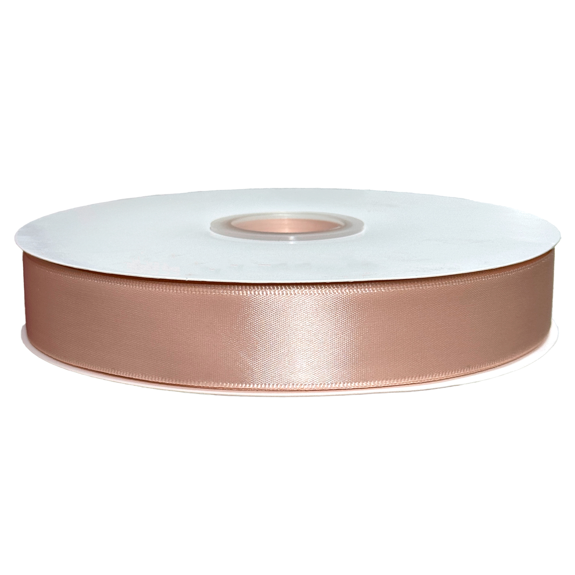 Лента атлас, 25 ммx100 ярд, плотная, на катушке Кремовый