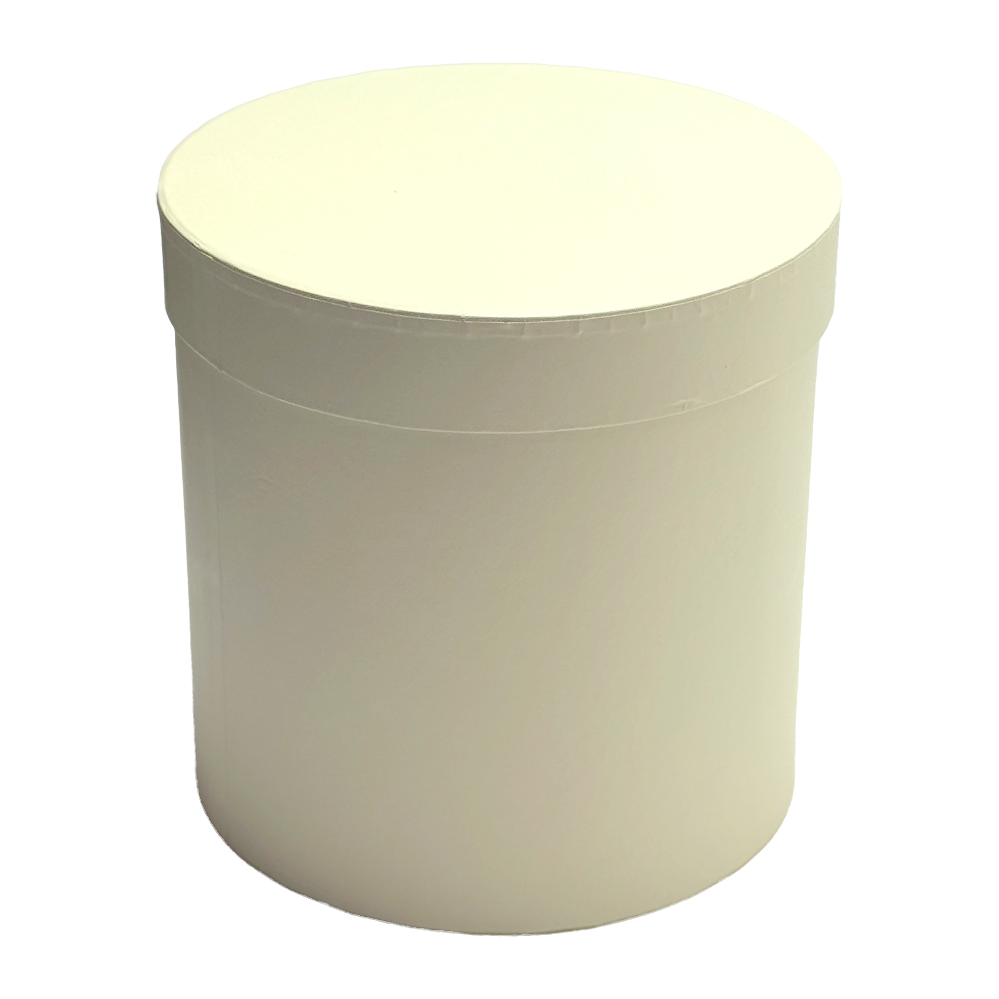 Коробка шляпная, D18xH18 см Кремовый