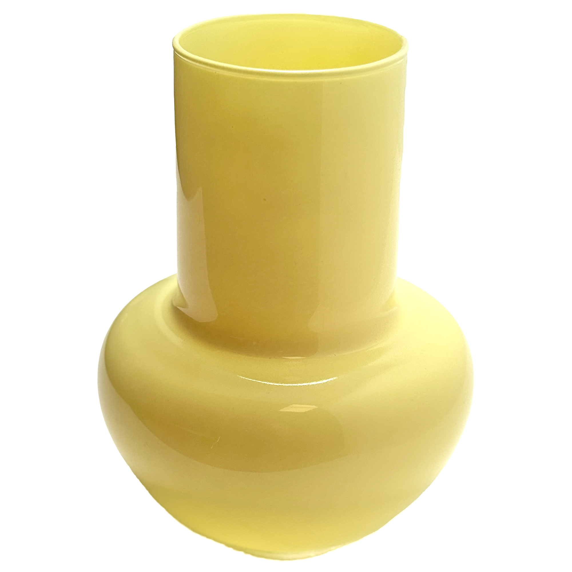 Ваза "French" (стекло), D13,5xH18 см Желтый