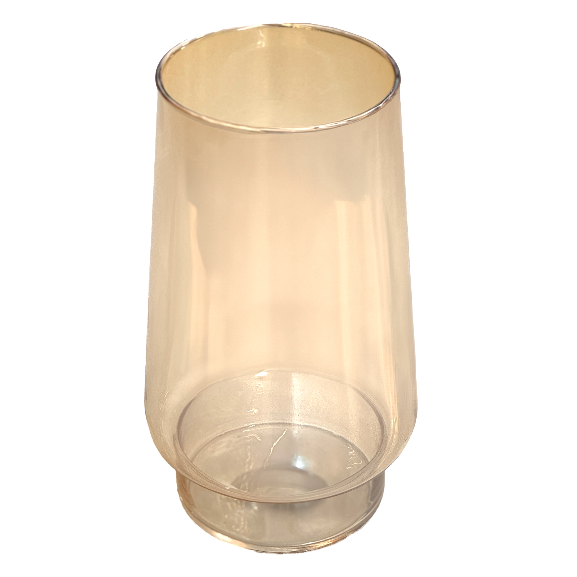 Ваза "Chloe" (стекло), D12,5xH23 см Охра