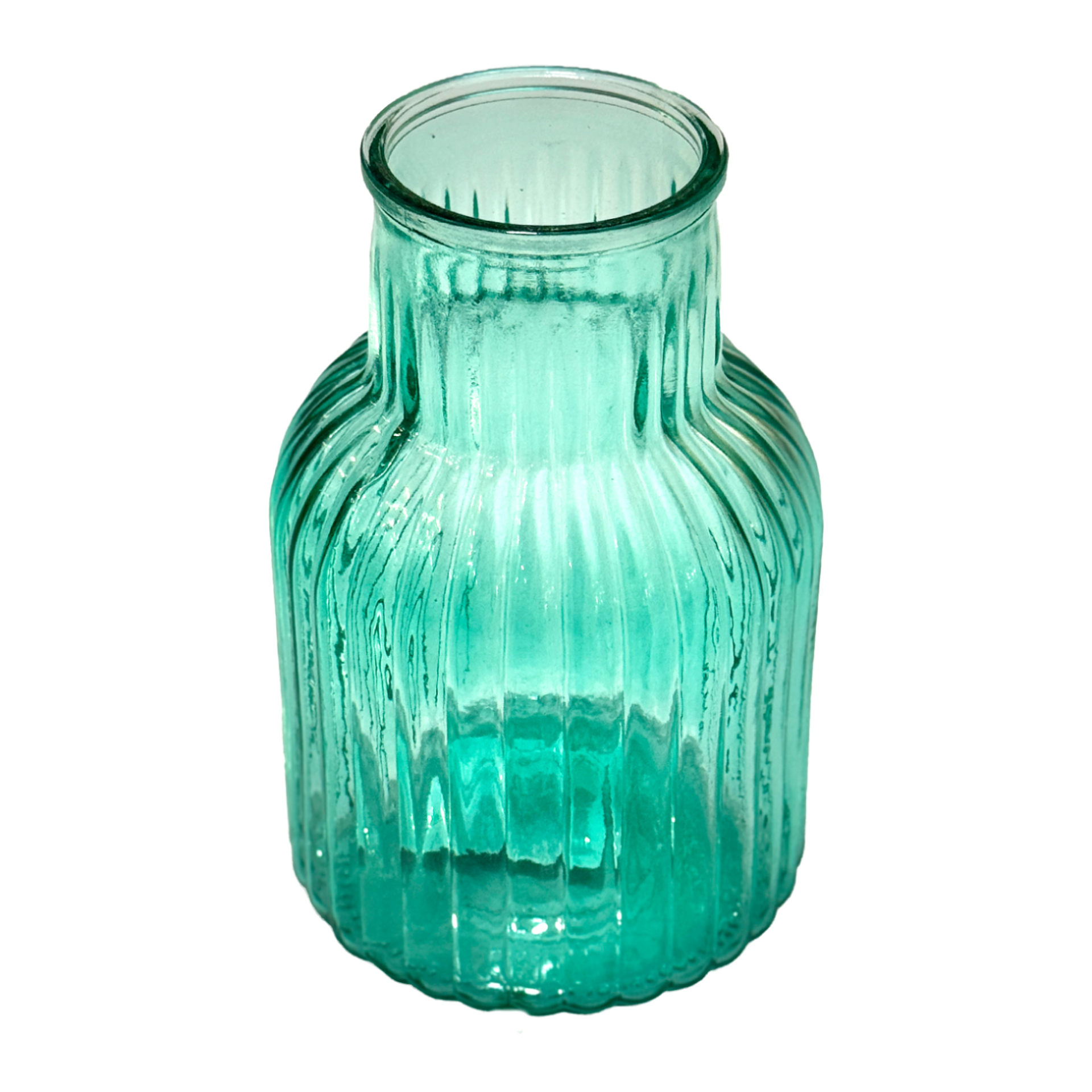Ваза "Dainty" (стекло), D13,5xH20 см Зеленый