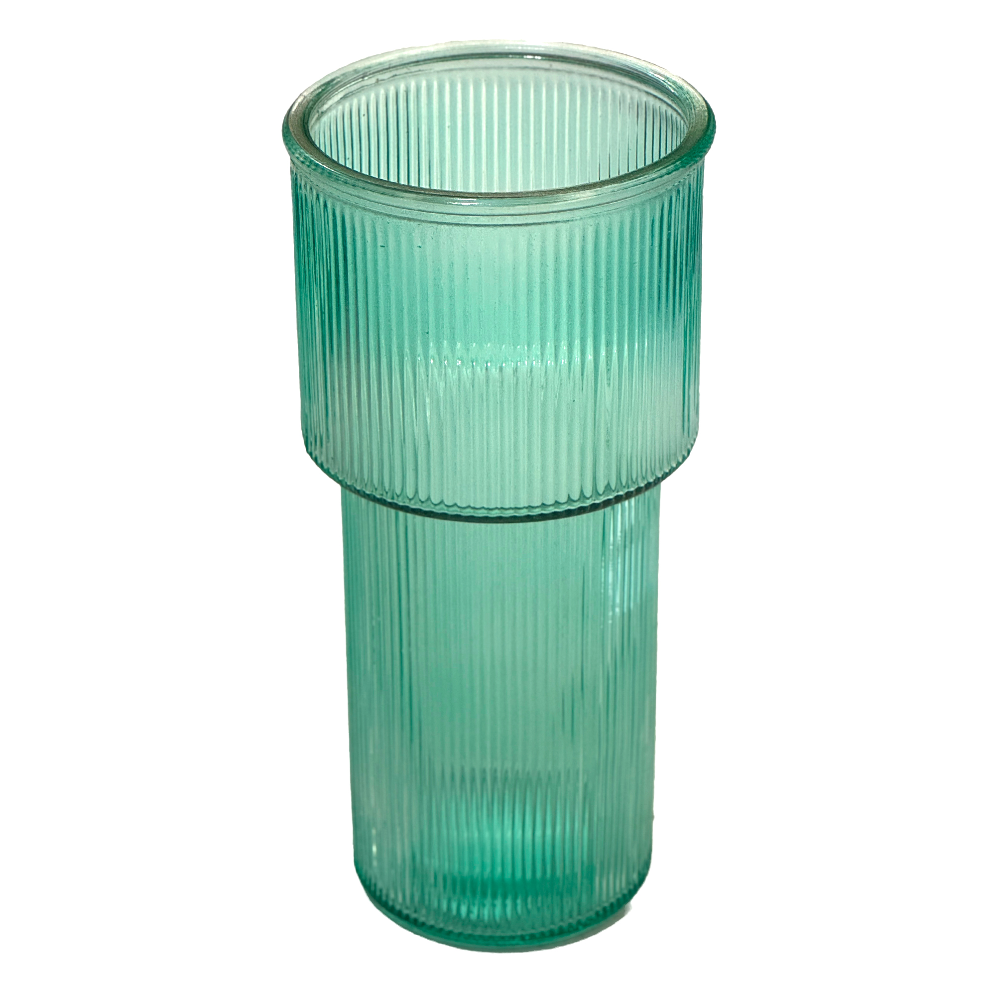 Ваза "Бокал" (стекло), D11xH24,5 см Зеленый