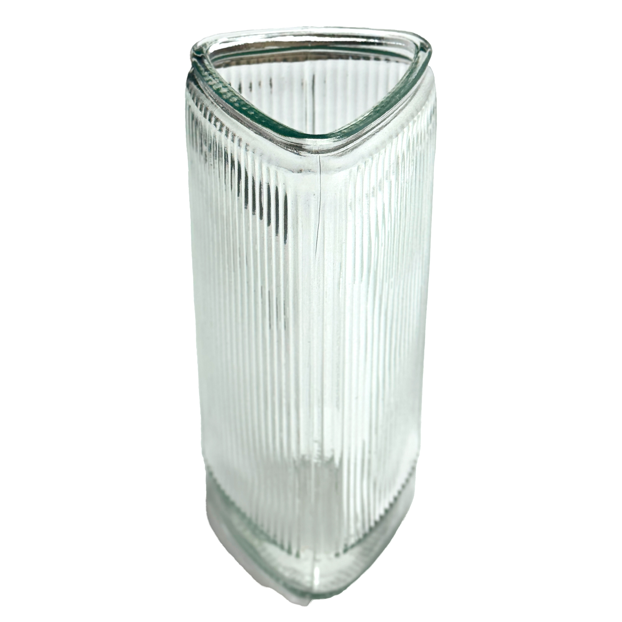 Ваза "Грани" (стекло), 8xH20 см Прозрачный