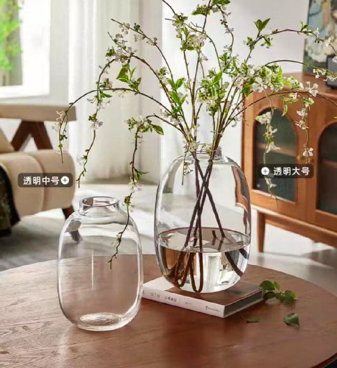 Ваза "Jar" (стекло), D16xH25,5 см Прозрачный