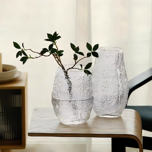 Ваза "Ice" (стекло), D15xH19,5 см Прозрачный