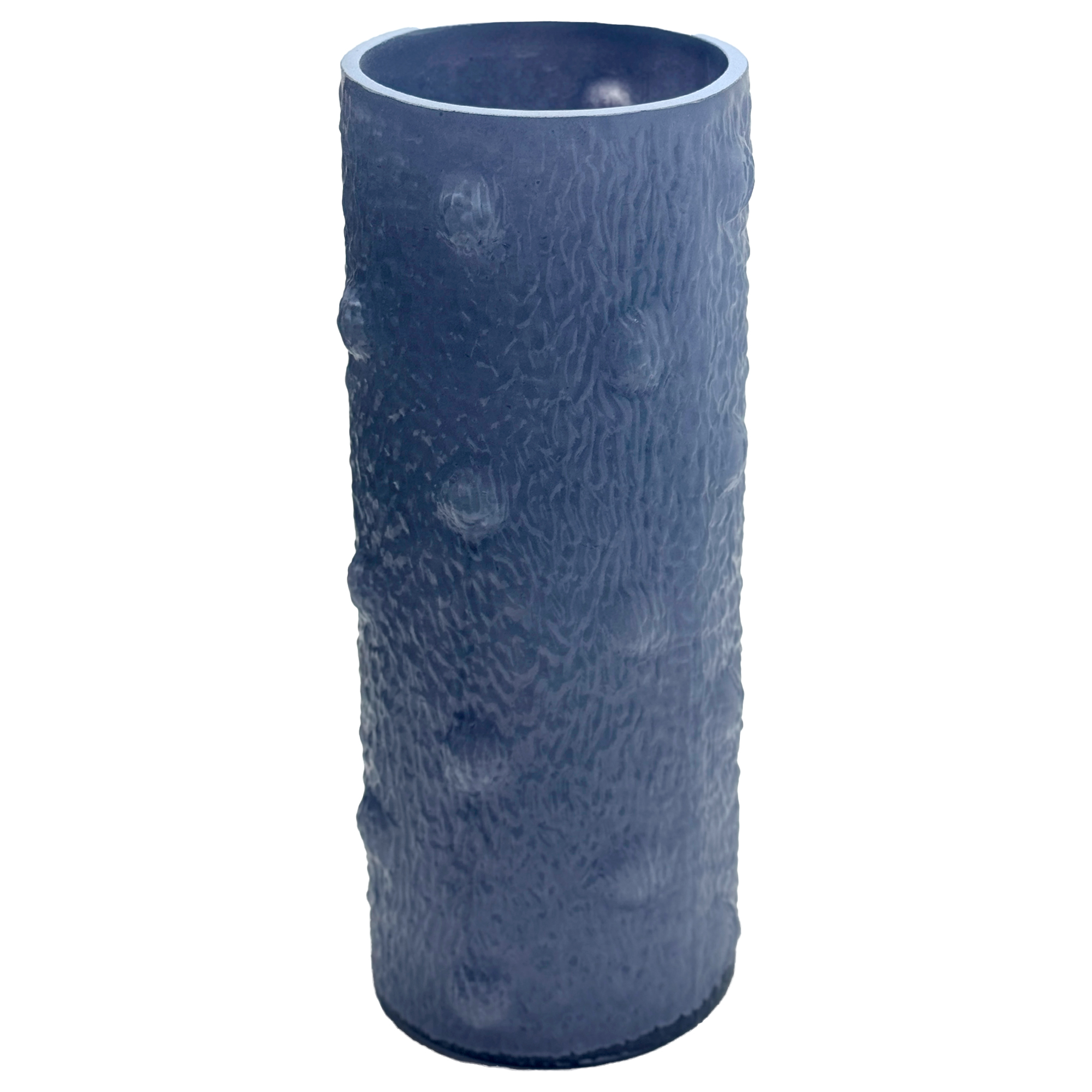 Ваза "Concombre" (стекло), D12xH29,5 см Сизый