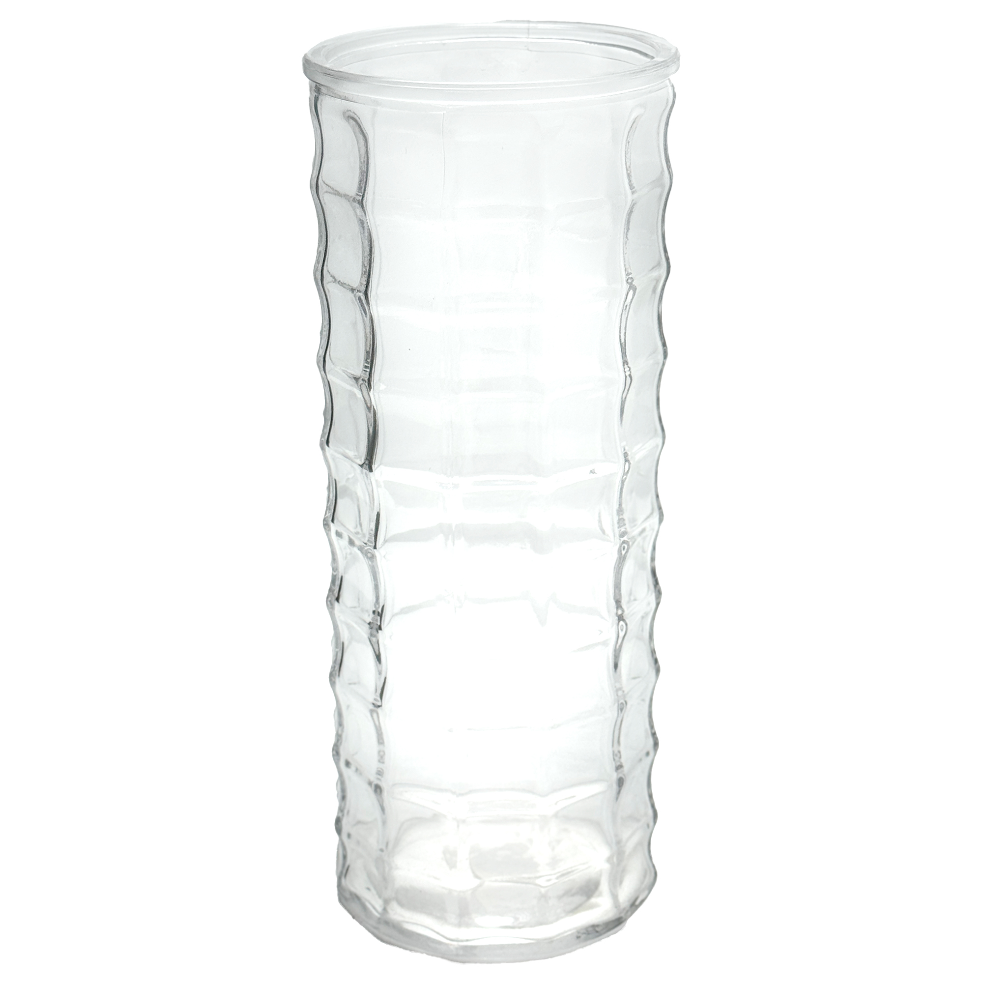 Ваза (стекло), D10xH25 см Прозрачный