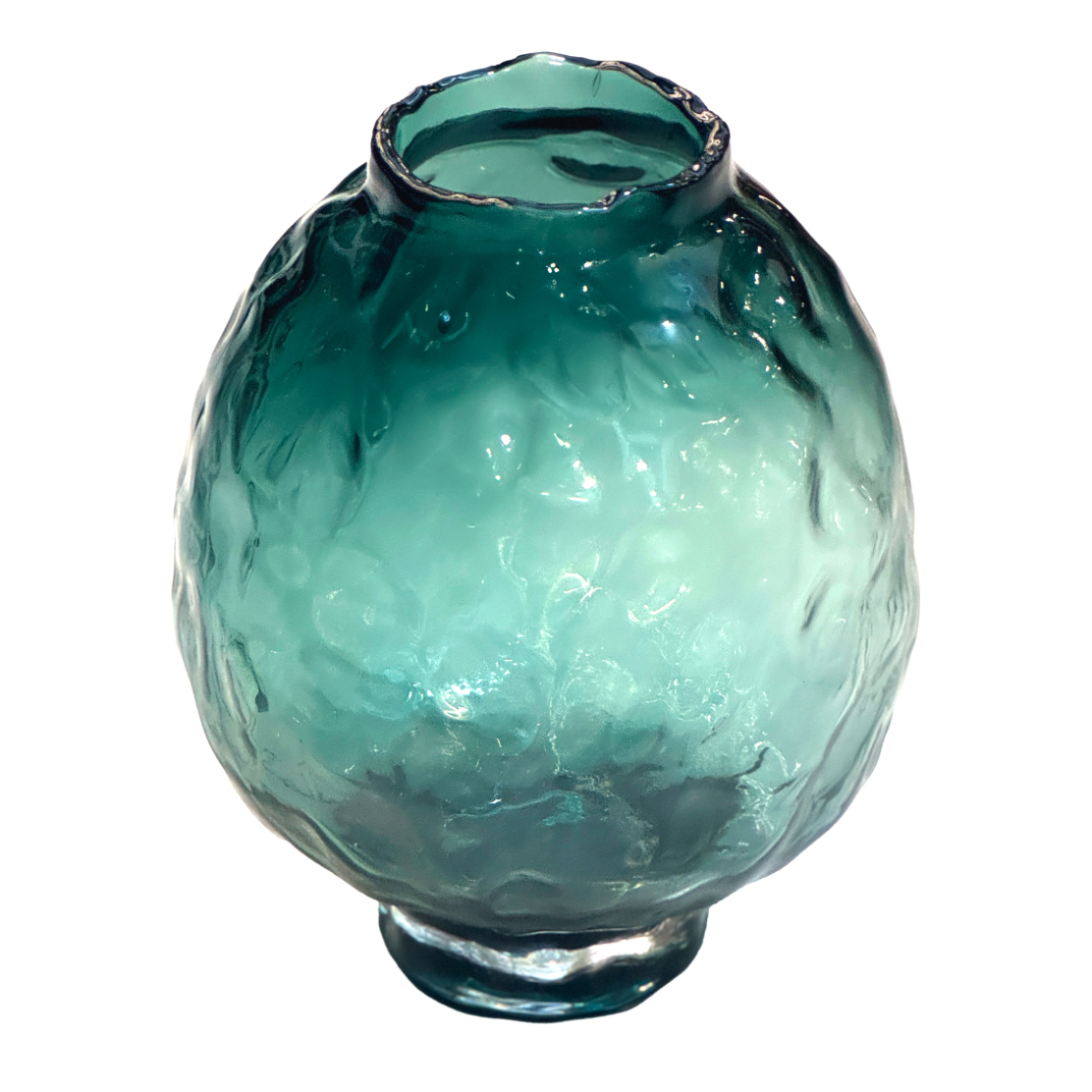 Ваза "Bolla" (стекло), D21xH26 см Синий