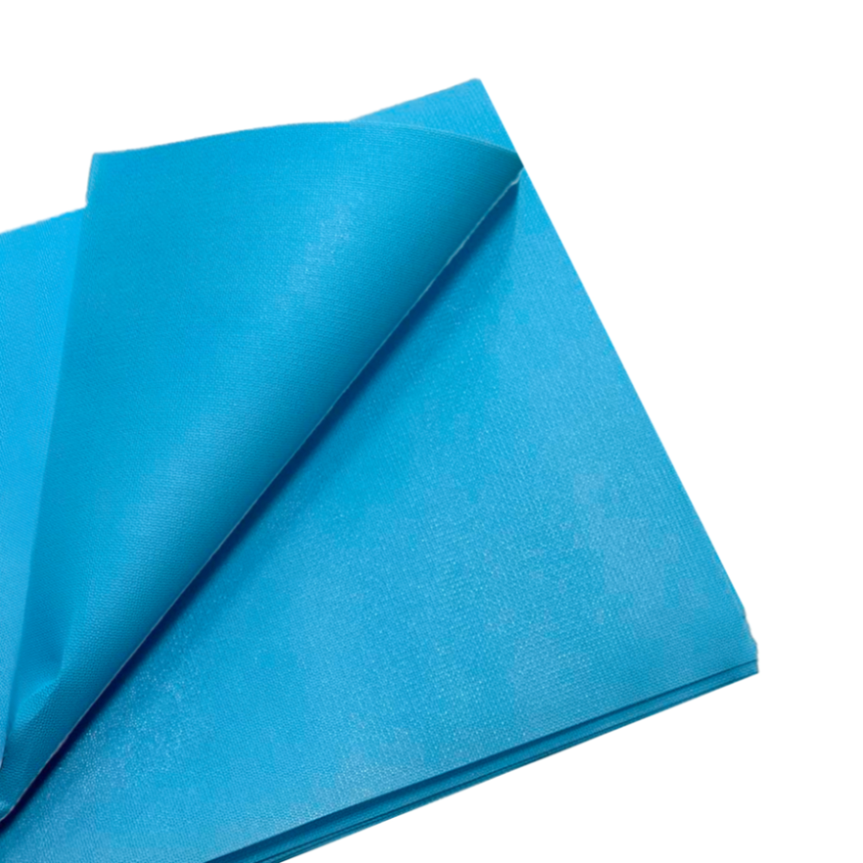 Упаковка "Воздушный зефир" (пластик), 58x58 см, 68 г/м2, набор (20 шт) Голубой