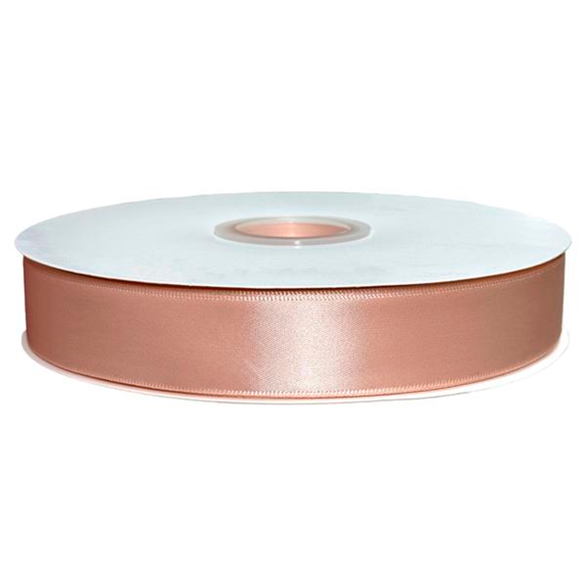 Лента атлас, 25 ммx50 ярд, плотная, на катушке Кремовый