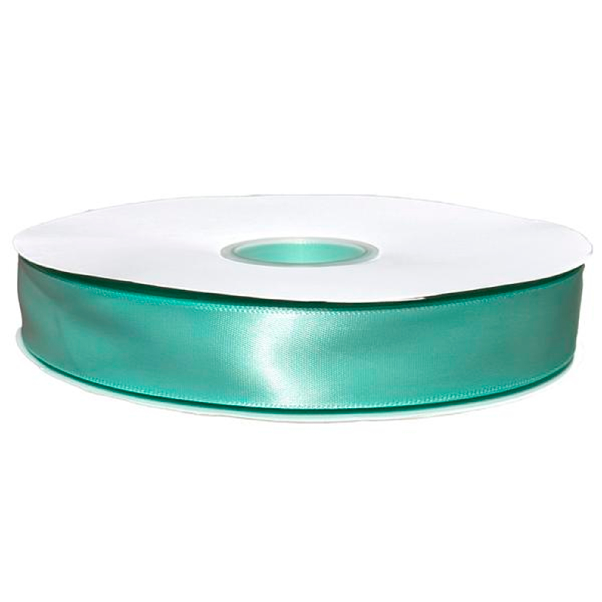 Лента атлас, 25 ммx50 ярд, плотная, на катушке Светло-зеленый