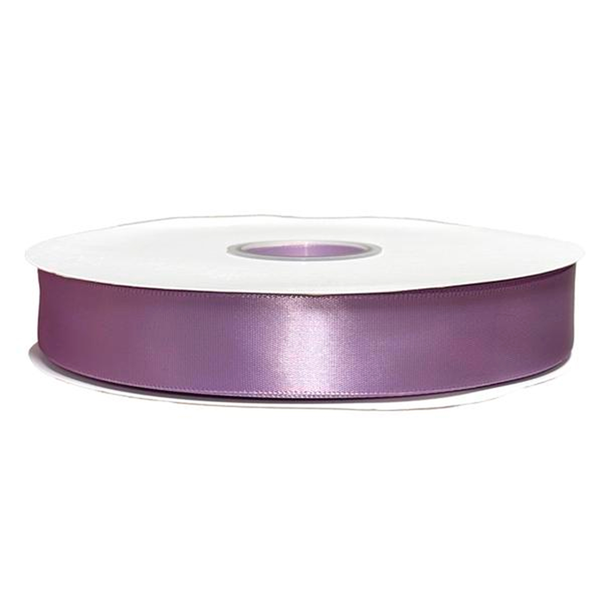 Лента атлас, 25 ммx50 ярд, плотная, на катушке Сиреневый