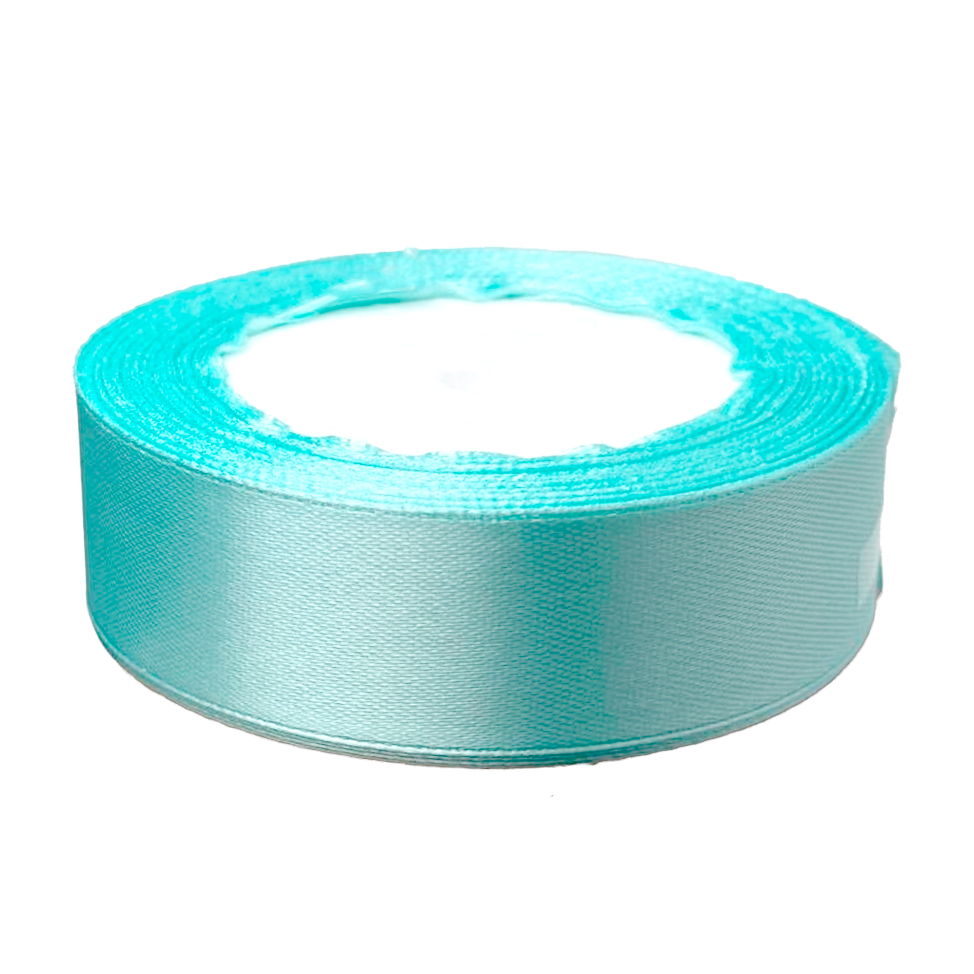 Лента атлас, 25 ммx25 ярд Мятный