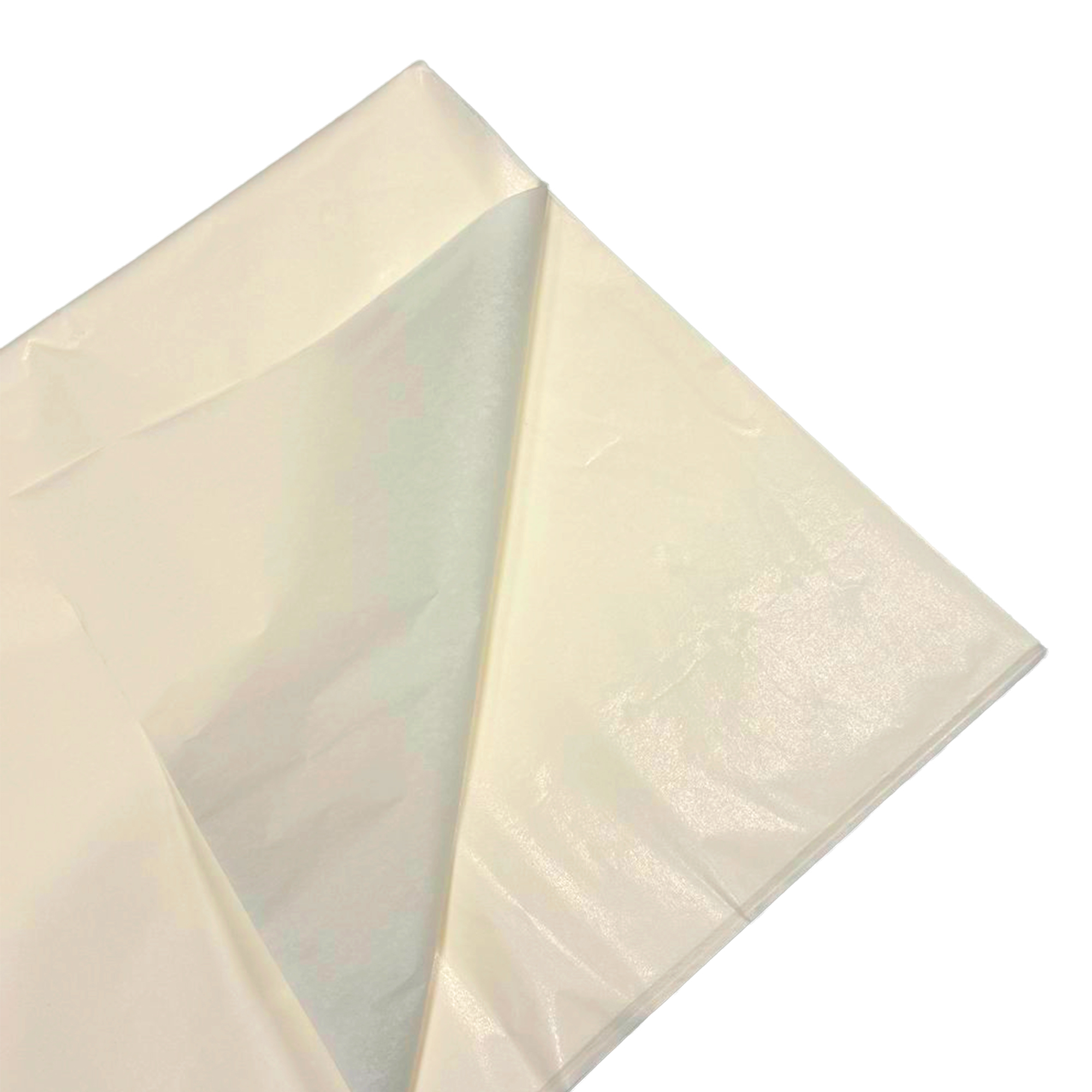 Бумага тишью, 50х70 см, 17 г/м2, набор (40 шт) Кремовый