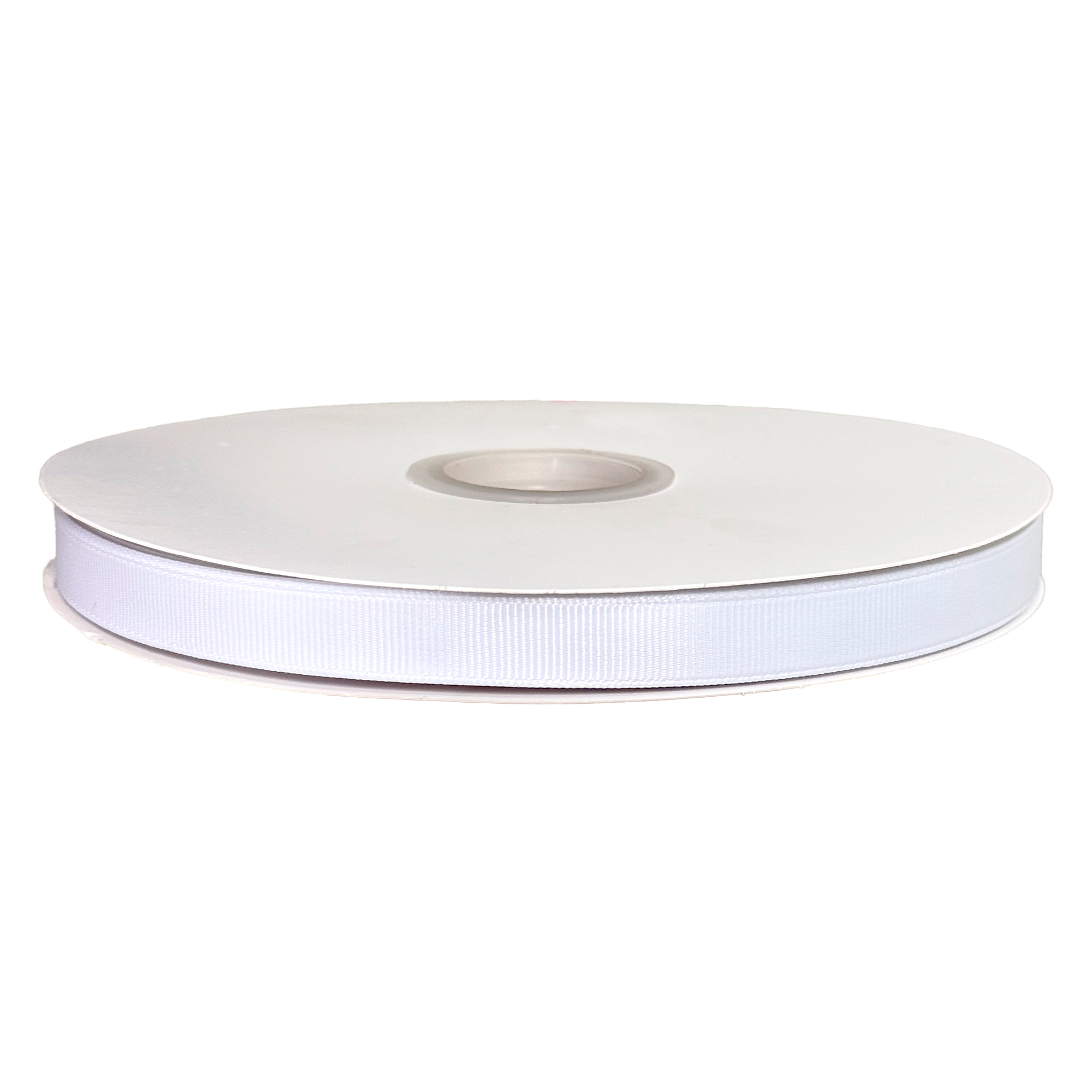 Лента декоративная "Репсовая", 12 ммx100 ярд Белый