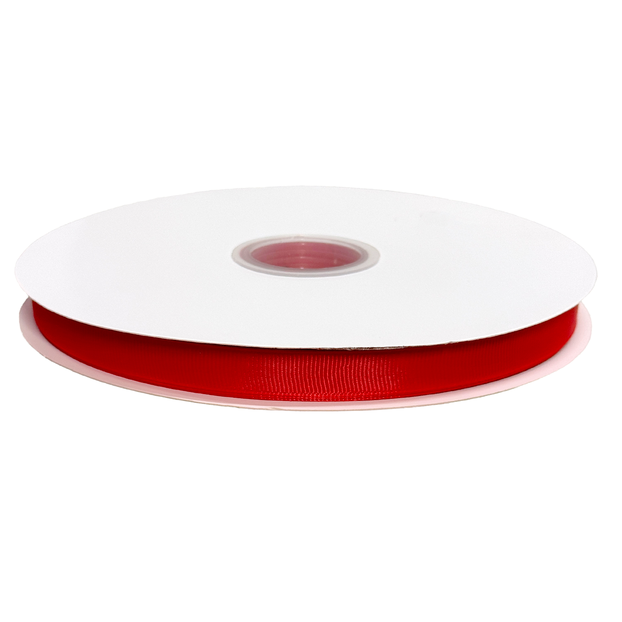 Лента декоративная "Репсовая", 12 ммx100 ярд Красный