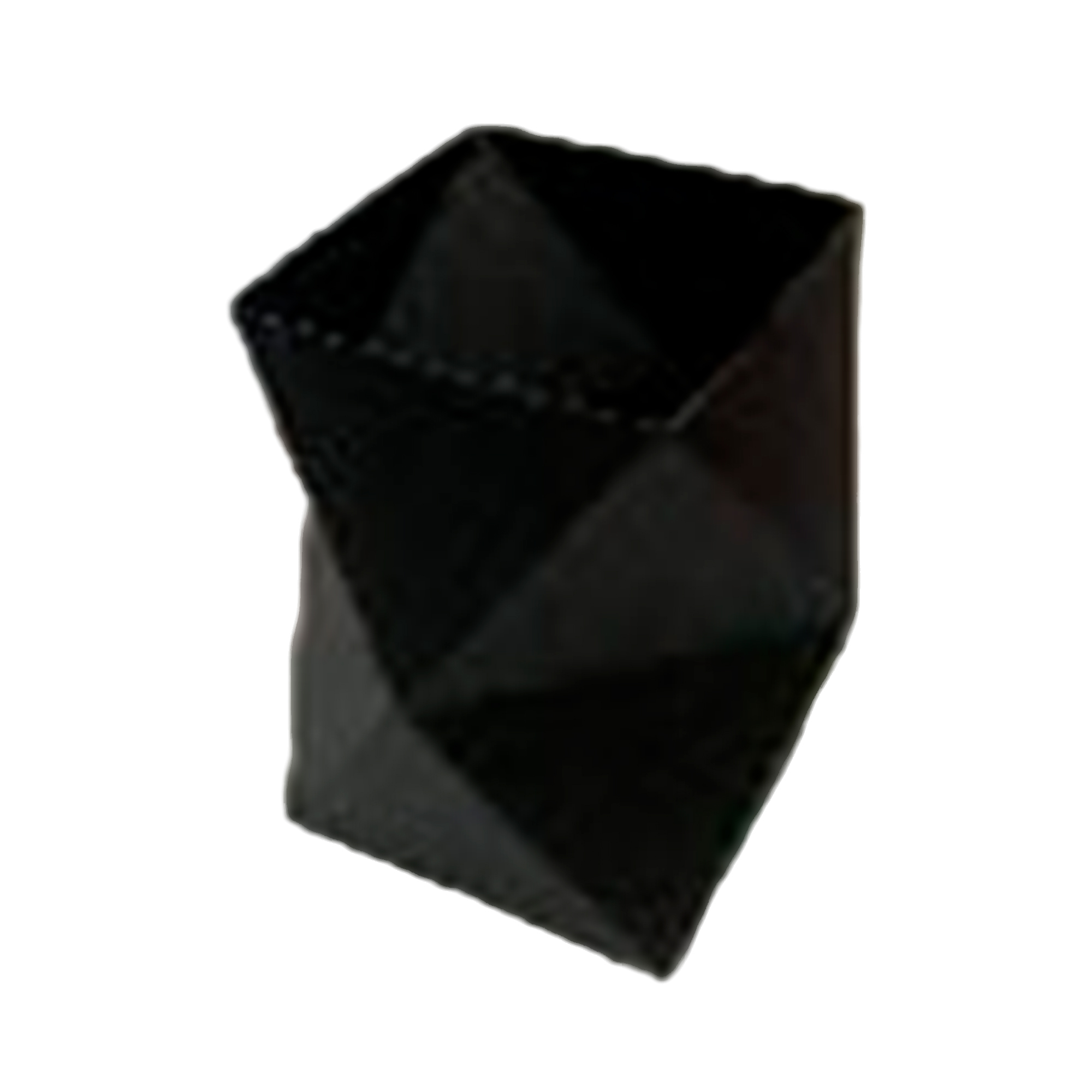 Коробка-кашпо "Geometry", 26,5x26,5xH24 см Черный