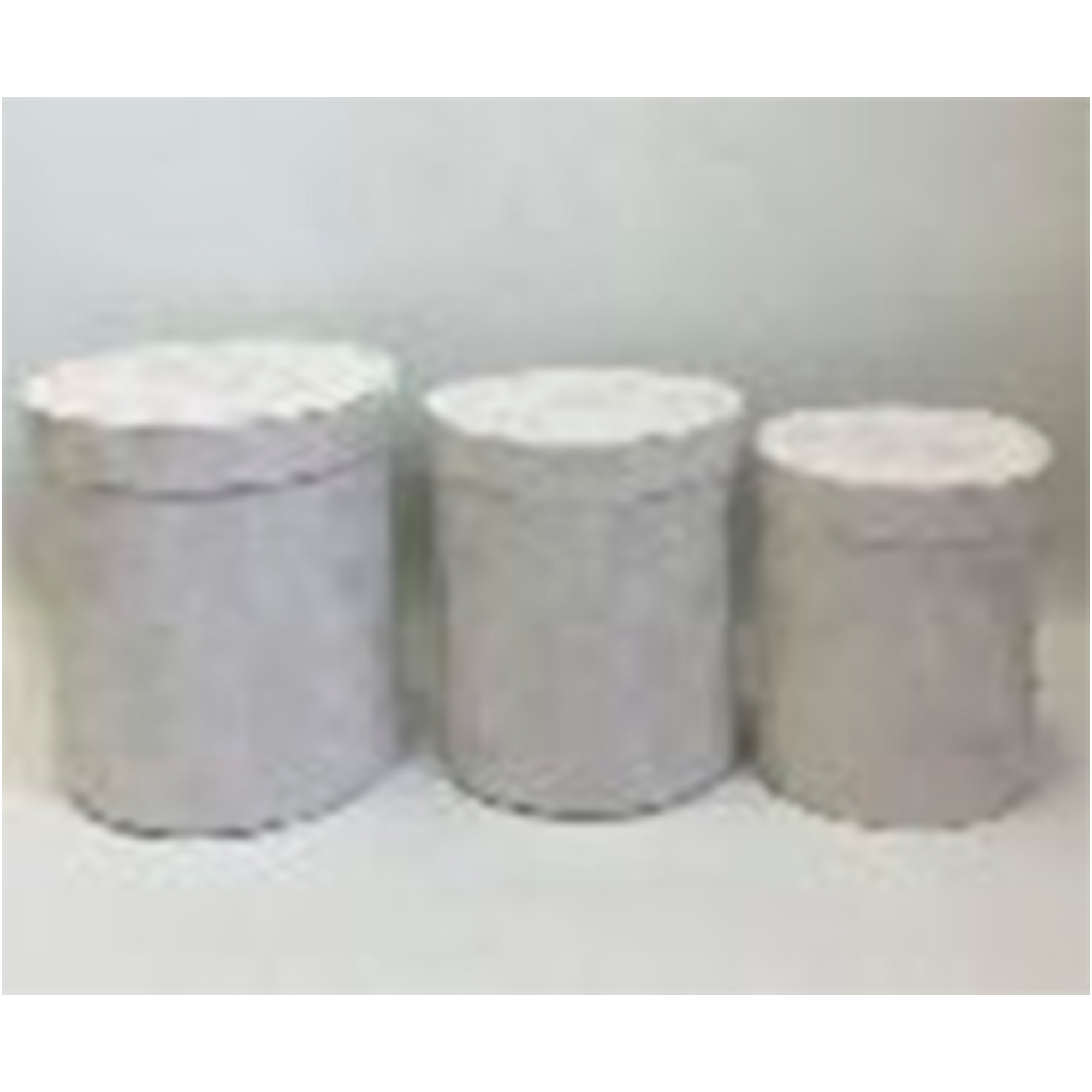 Коробка шляпная (бархат), D24xH24,5 см - D18xH20,5 см, набор (3 шт) Белый