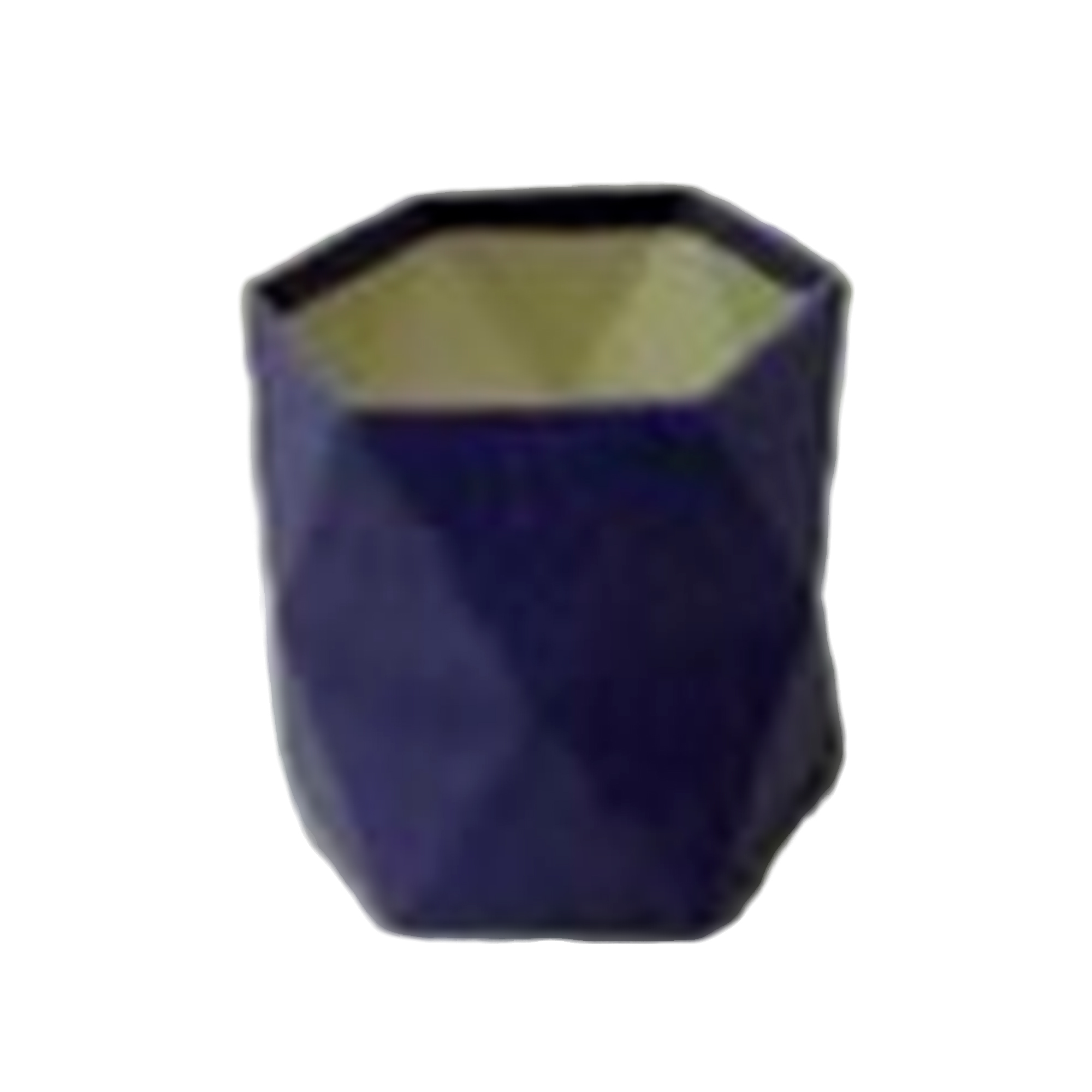 Коробка-кашпо "Geometry" (бархат), 17x15xH15 см Фиолетовый