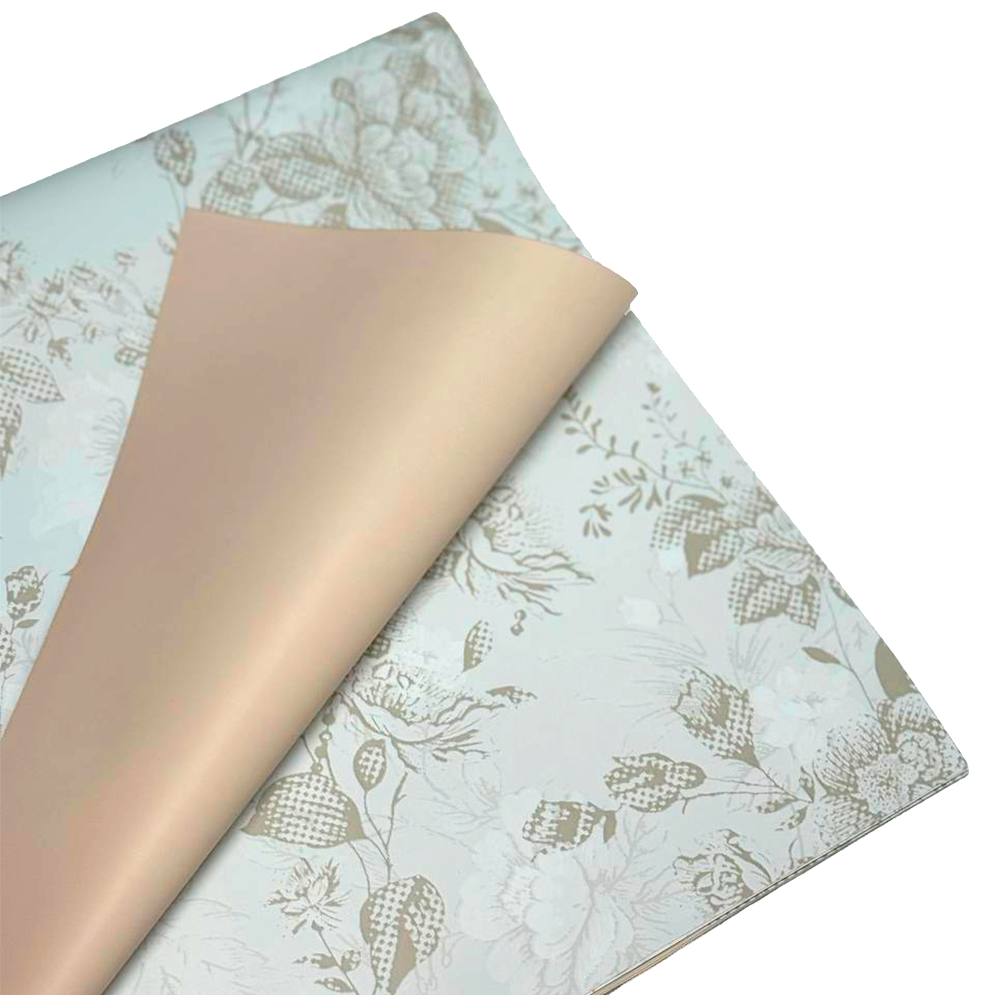 Пленка матовая "Виноградная лоза", 57x57 см, набор (20 шт) Бежевый