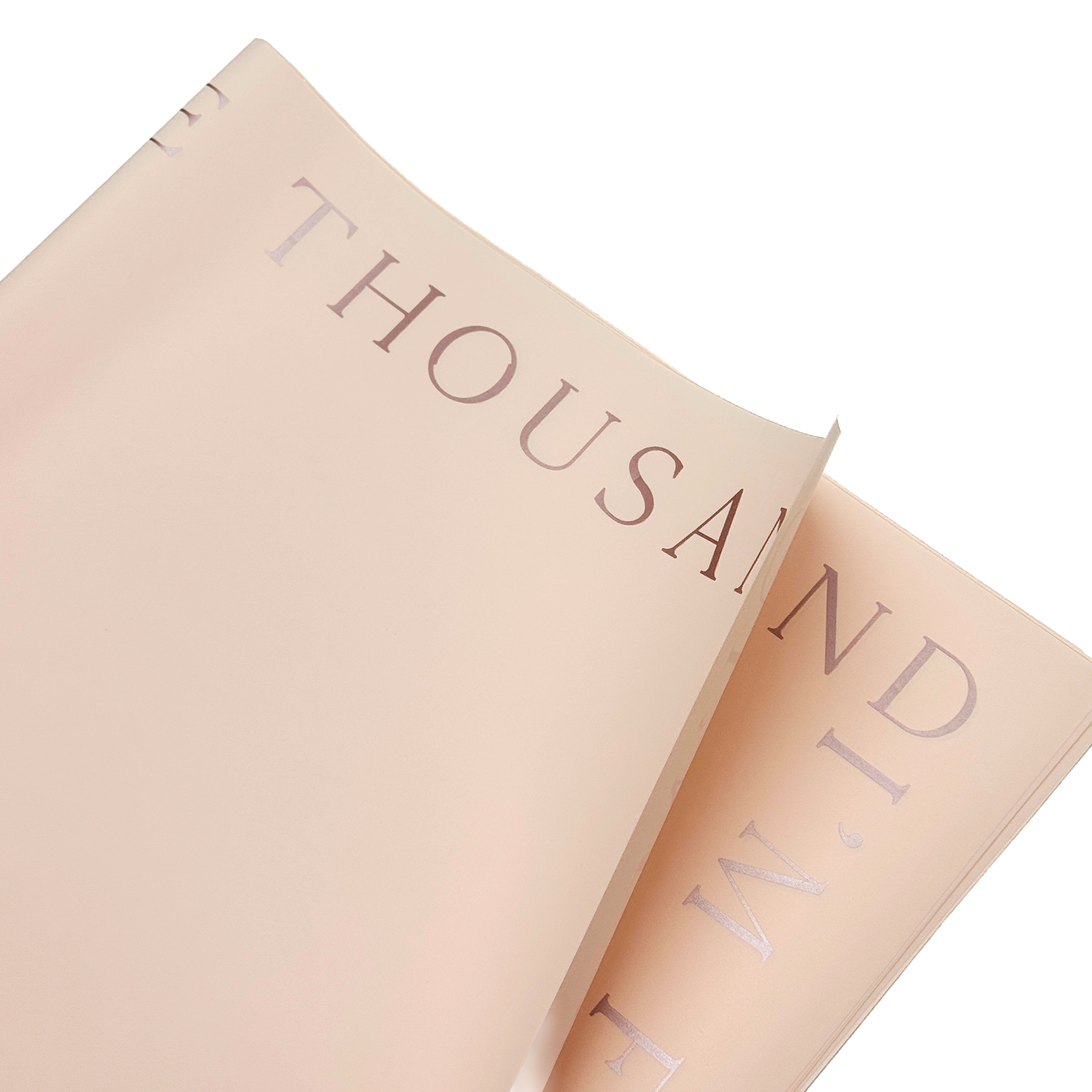 Пленка матовая "Love you", 57x57 см, набор (20 шт) Светло-розовый