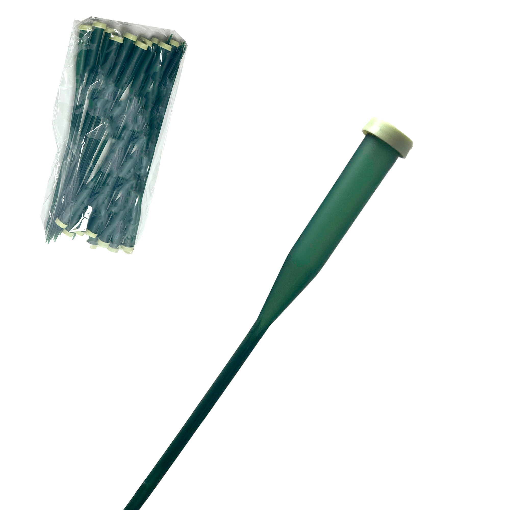 Удлинитель для орхидей (пластик), H30 см, набор (25 шт) Зеленый