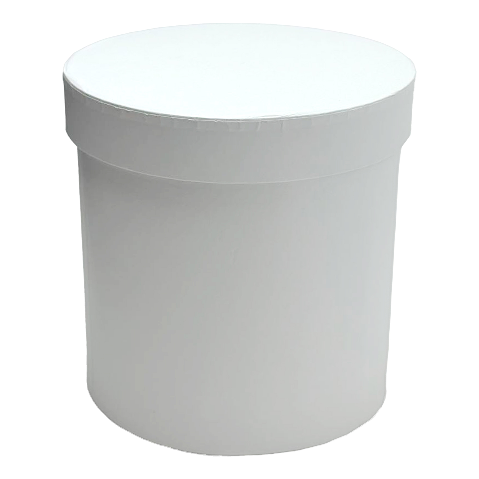 Коробка шляпная, D18xH18 см Белый