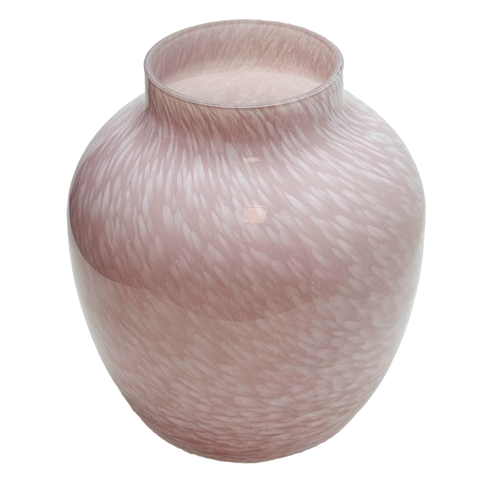 Ваза "Sparkle" (стекло), D20xH23 см Сиреневый