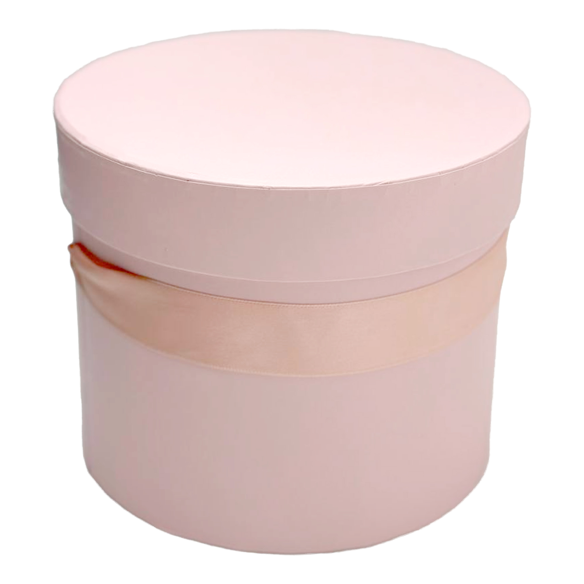 Коробка шляпная, D17xH14 см, с ручкой Коралловый