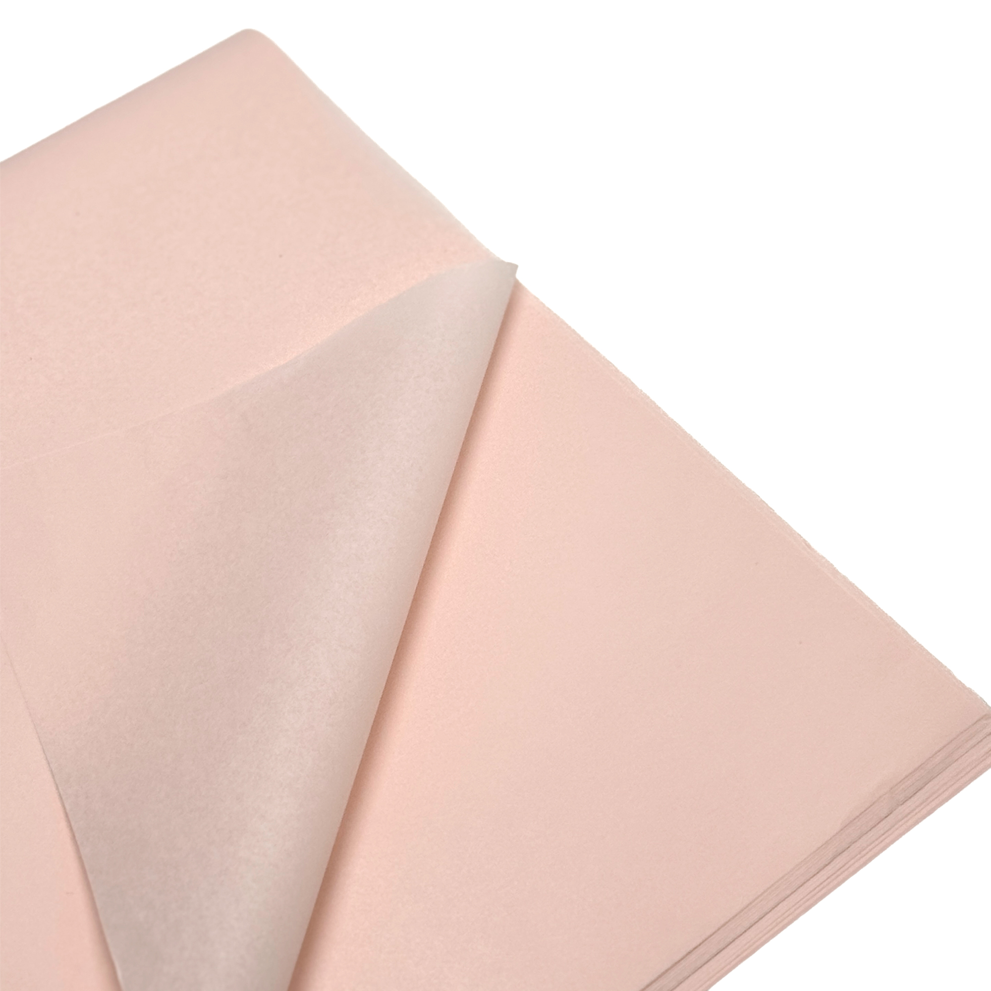 Бумага тишью, 50x70 см, 17 г/м2, набор (38 шт) Пудровый