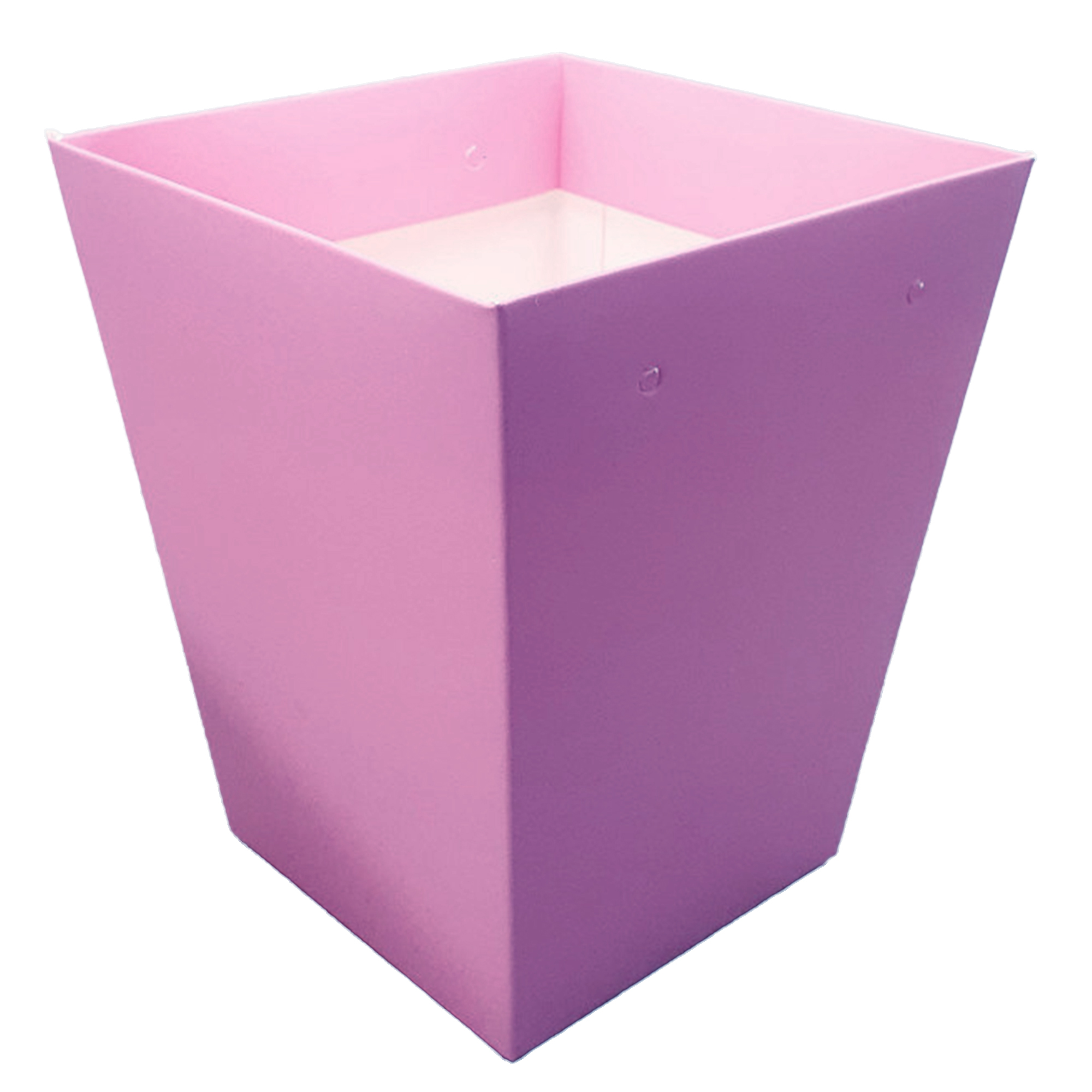 Коробка-кашпо "Трапеция", 14,5x11xH15 см, с ручкой Сиреневый