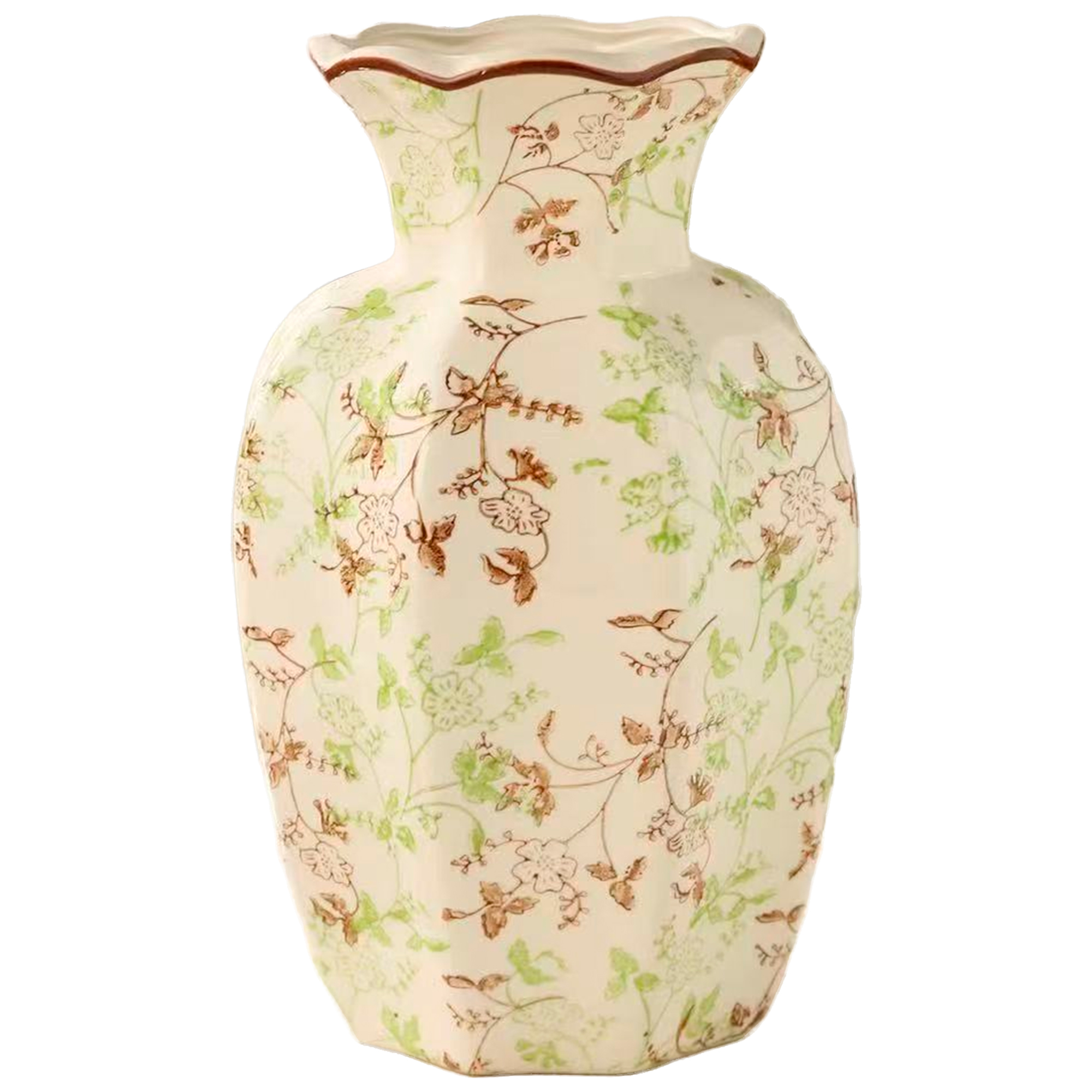 Ваза "Flower Green" (керамика), D14xH24 см