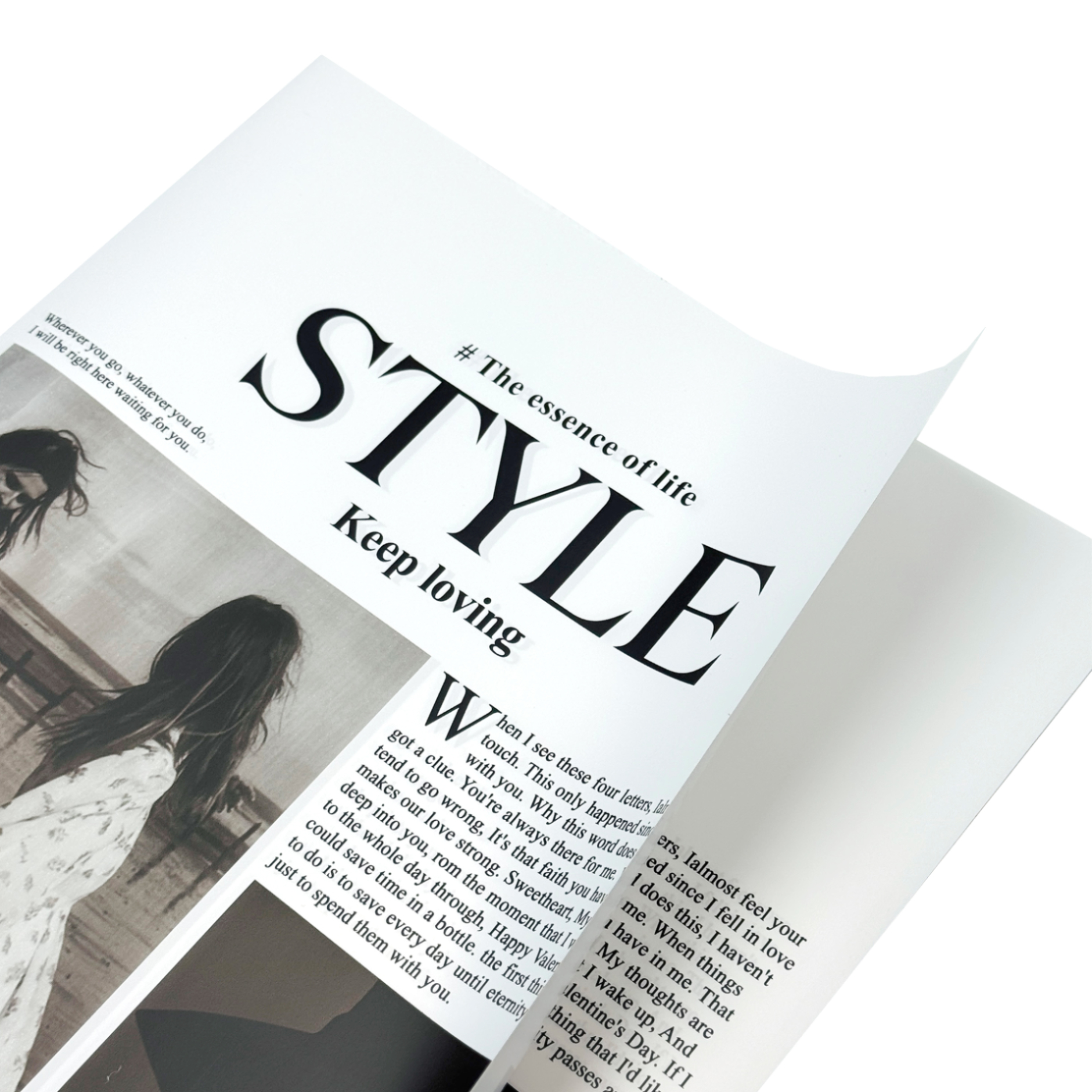 Пленка матовая "STYLE Paper", 57x57 см, 63 mic, набор (20 шт) Белый