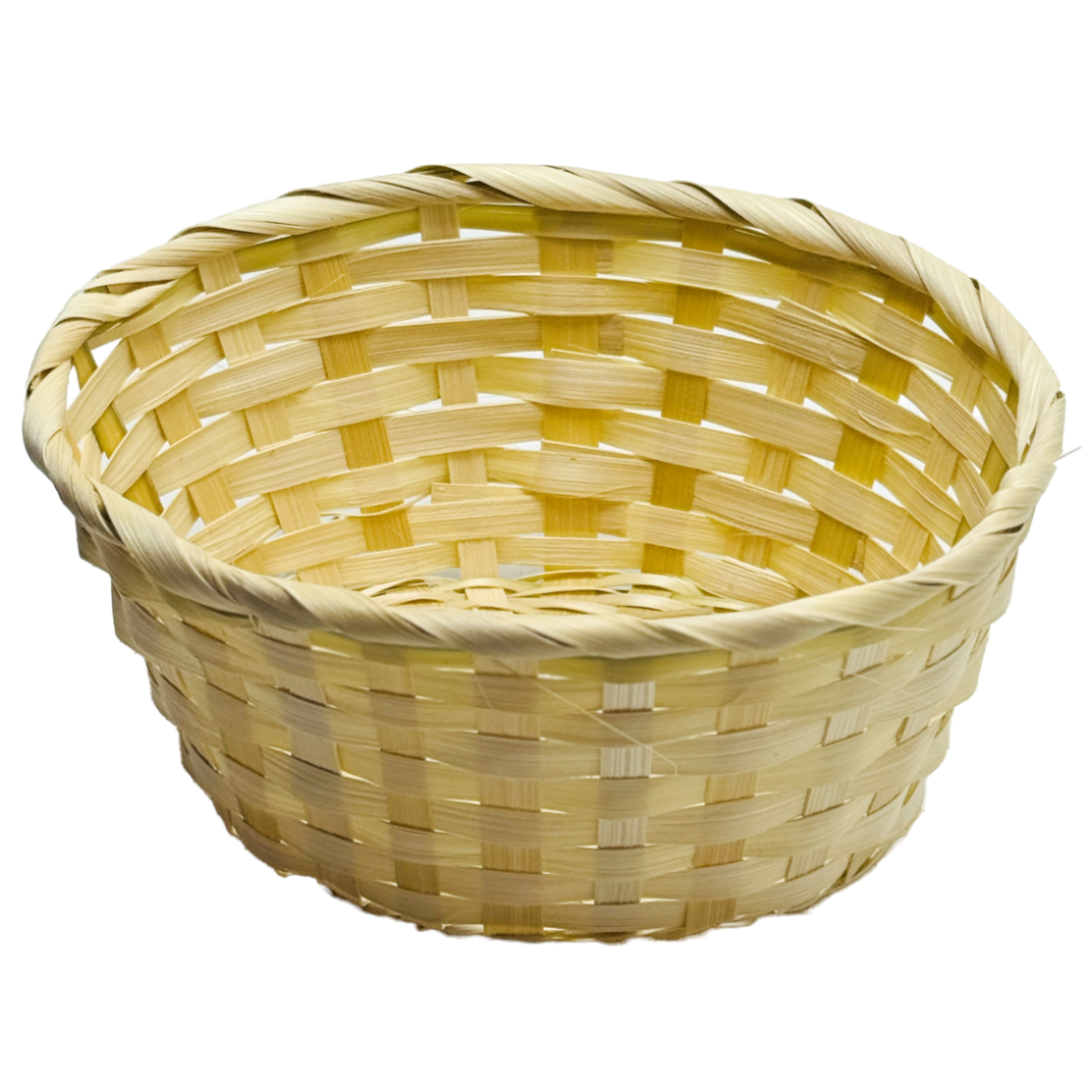 Кашпо плетеное (бамбук), 26x19xH11 см - 22x15xH9 см, набор (3 шт) Натуральный