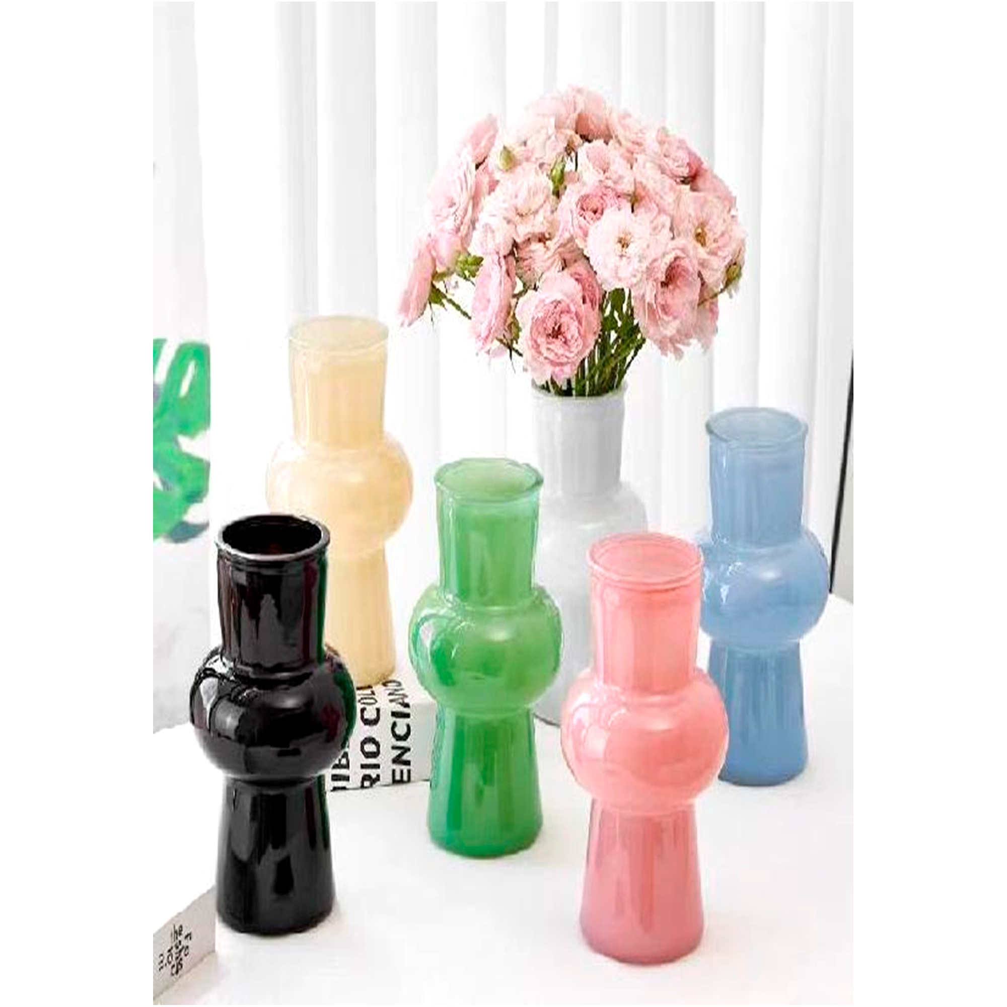 Ваза "Kersten" (стекло), D9,5xH20 см