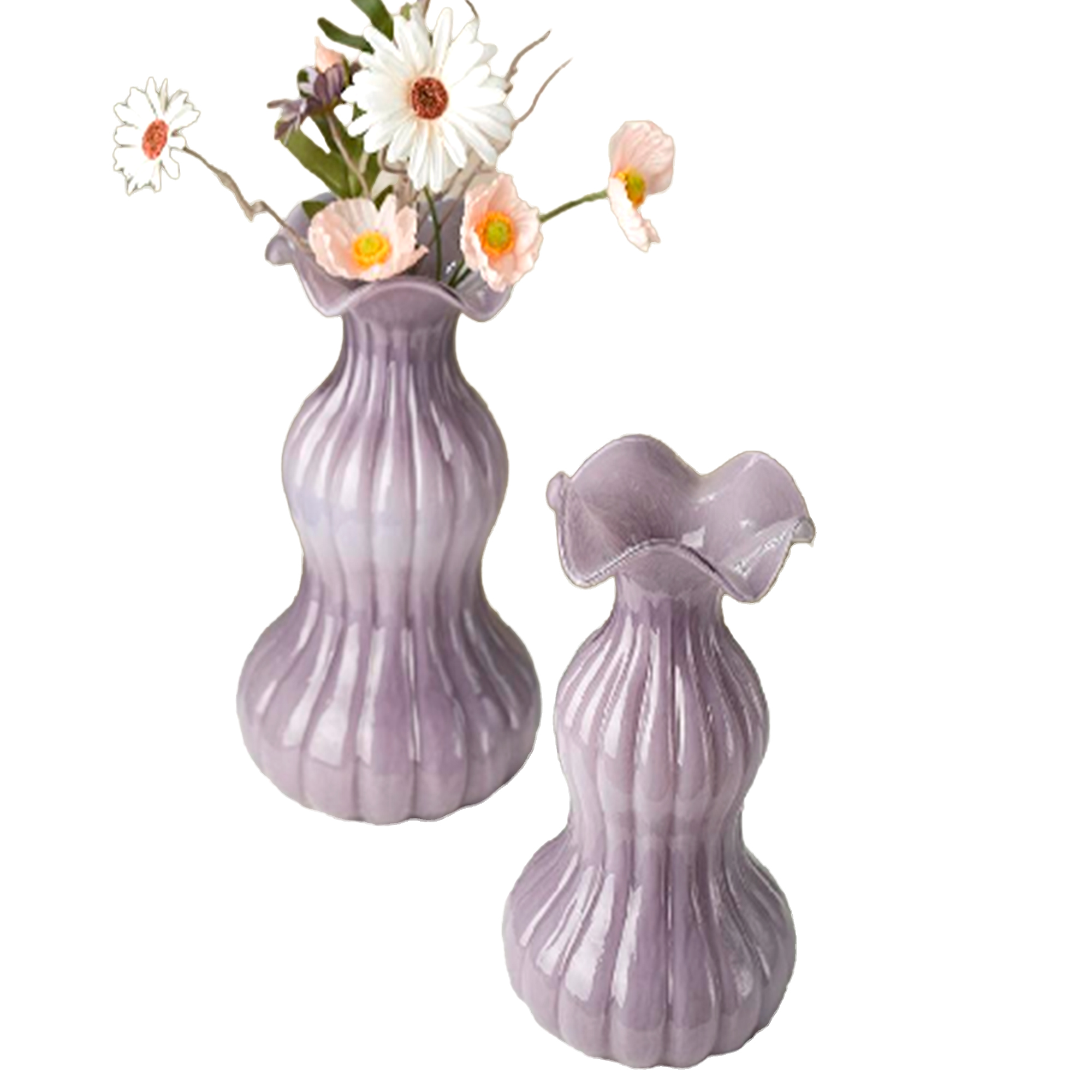 Ваза "Floret" (стекло), D15xH24,5 см