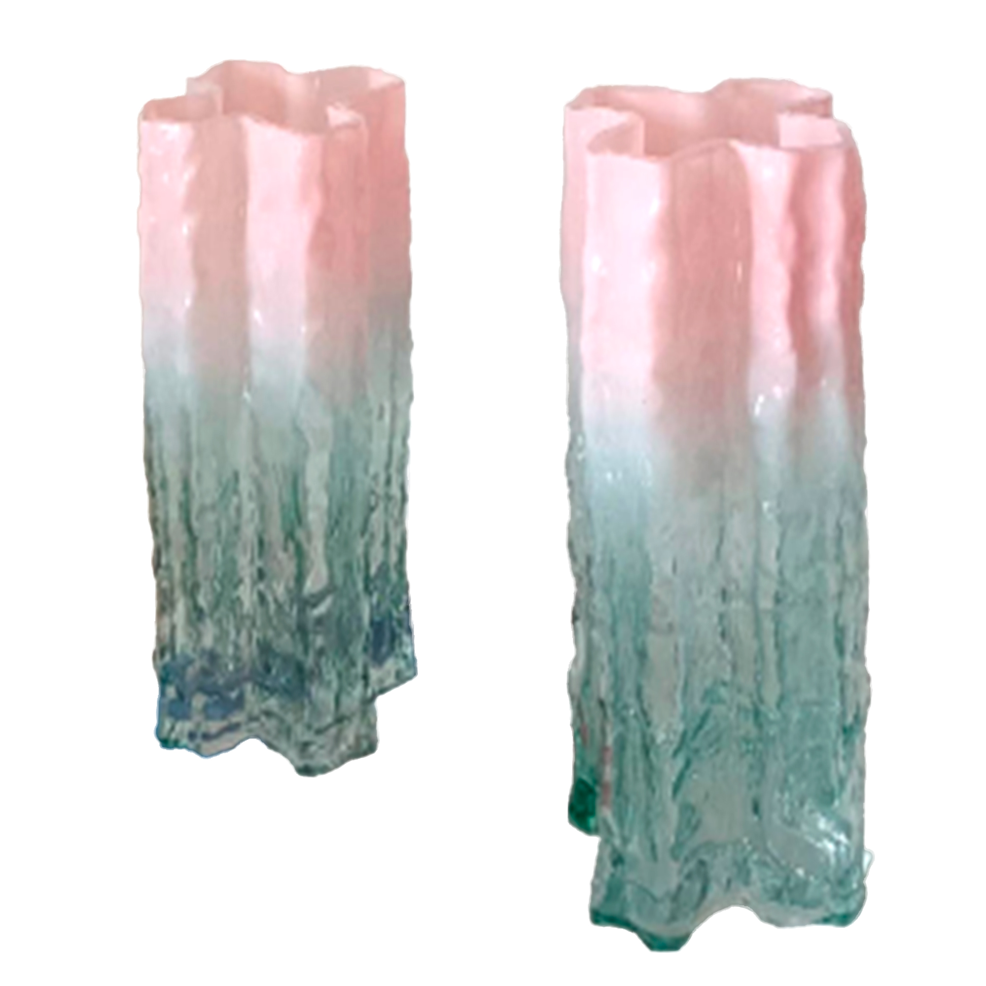 Ваза "Лед" (стекло), D12xH30 см