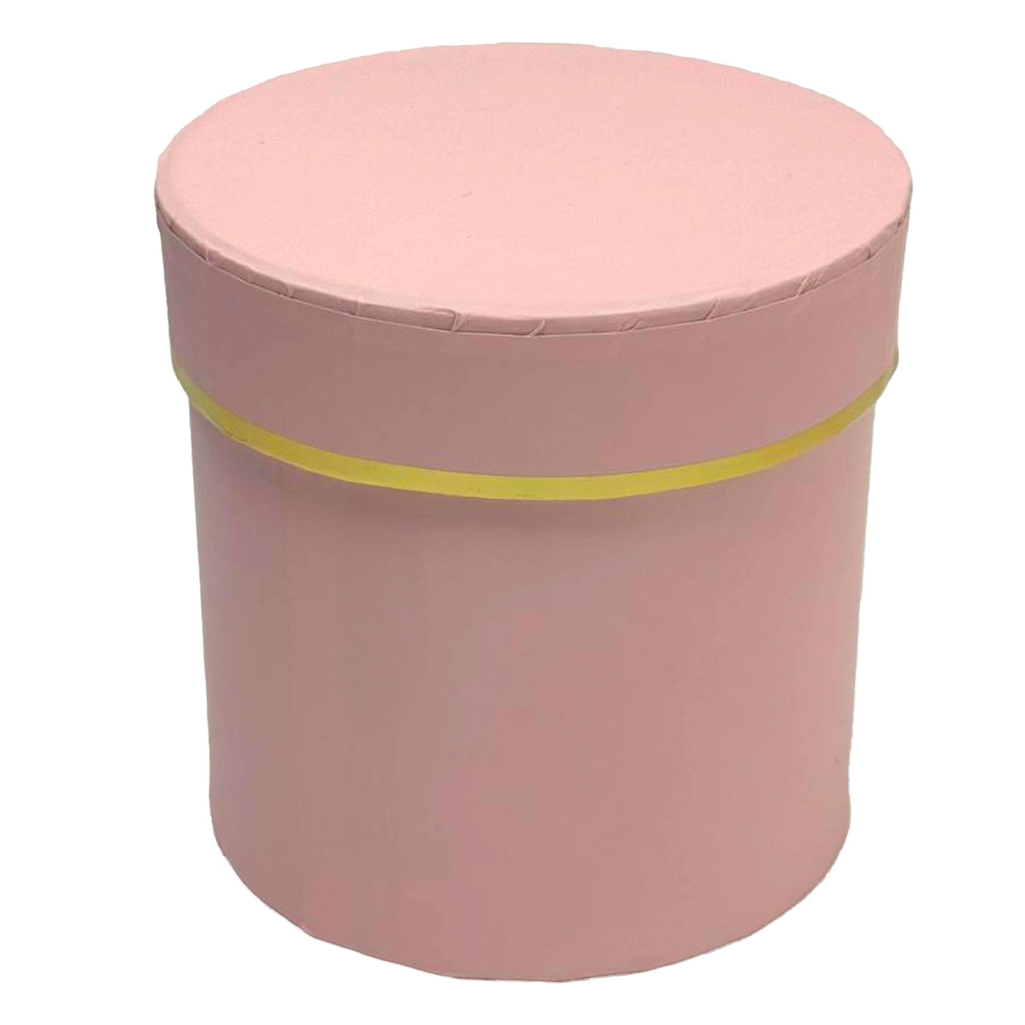 Коробка шляпная, D10xH10 см Розовый