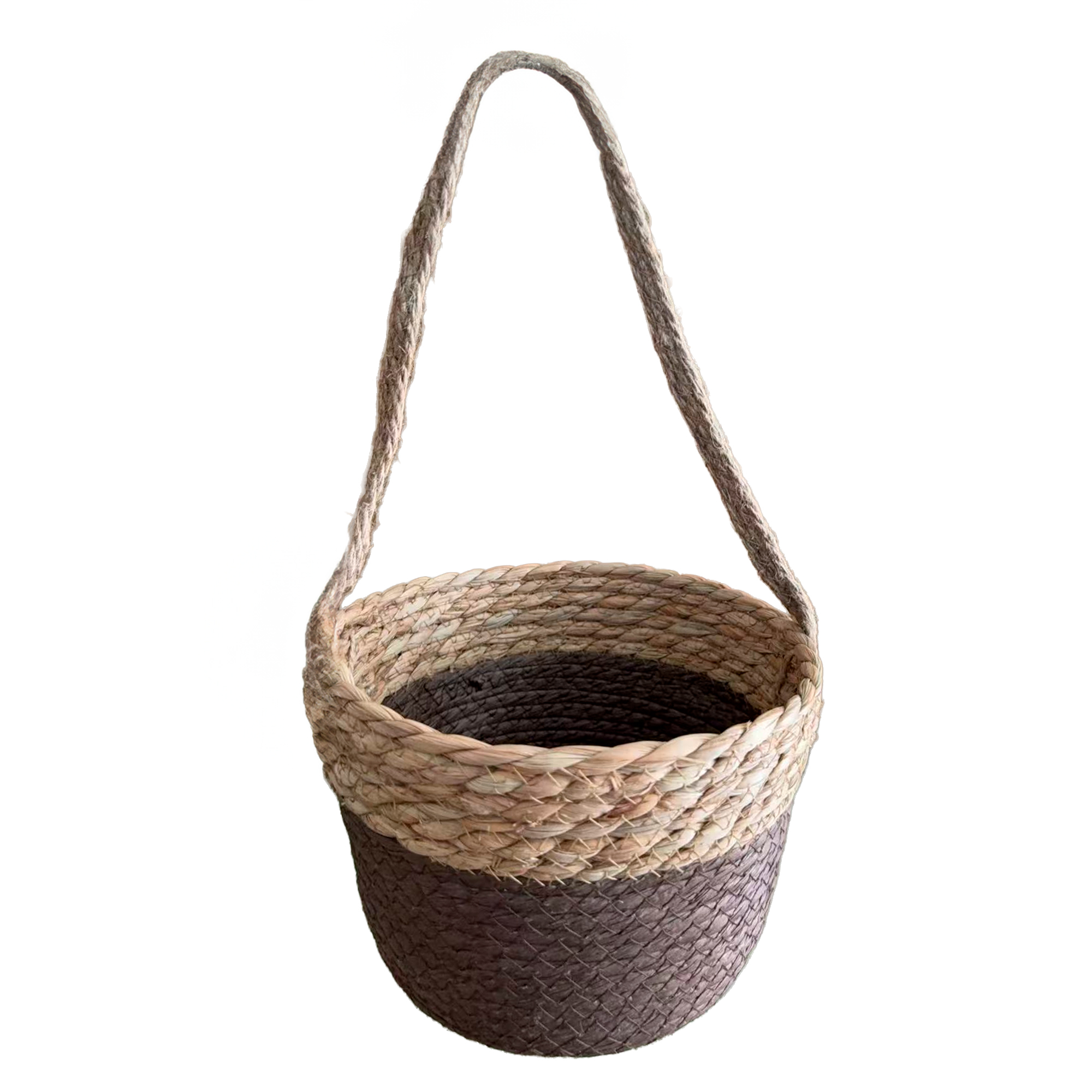 Корзина плетеная (водоросли), 22x18xH14 см Коричневый