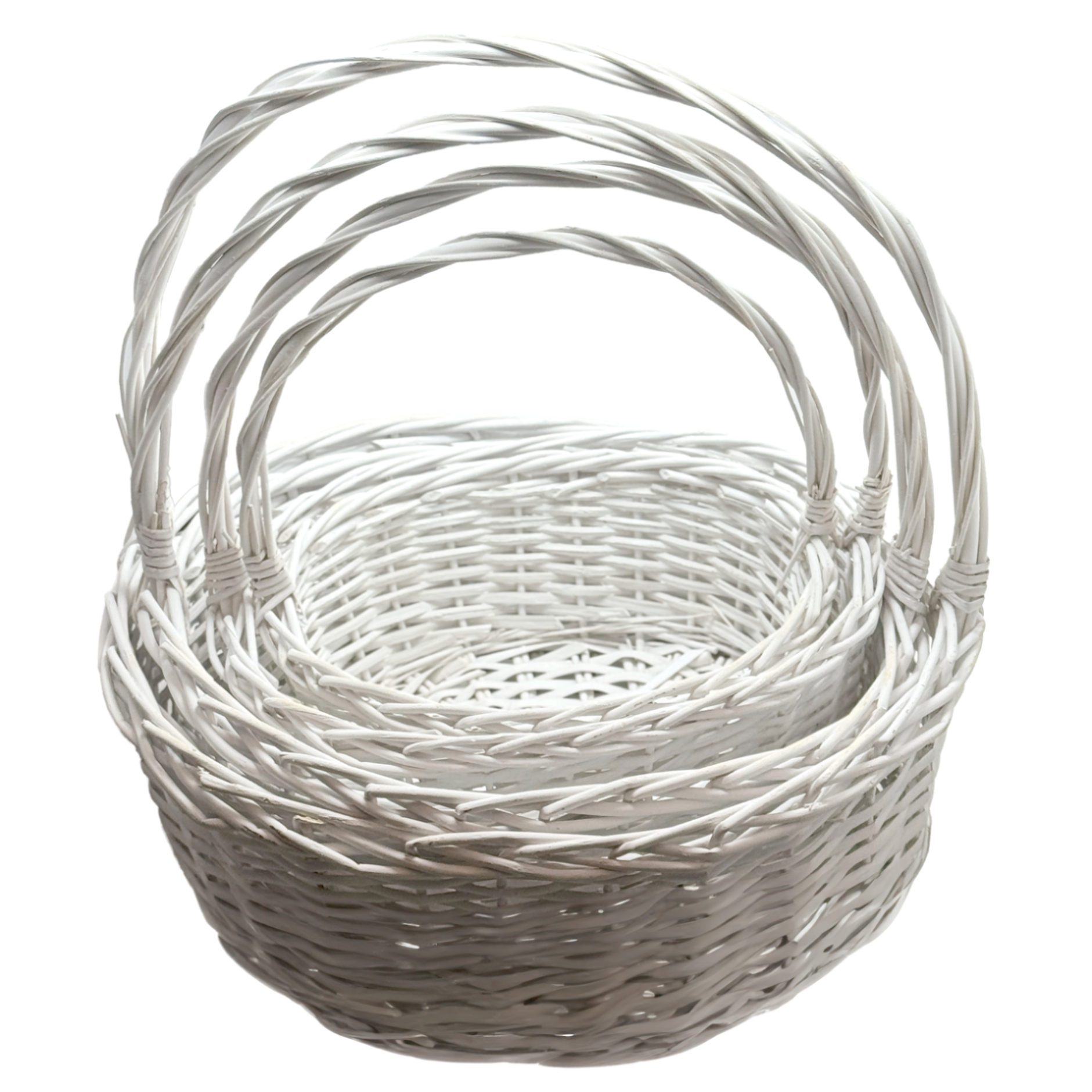 Корзина плетеная (ива), 50x43xH17/54 см - 32x27xH11/36 см, набор (4 шт)