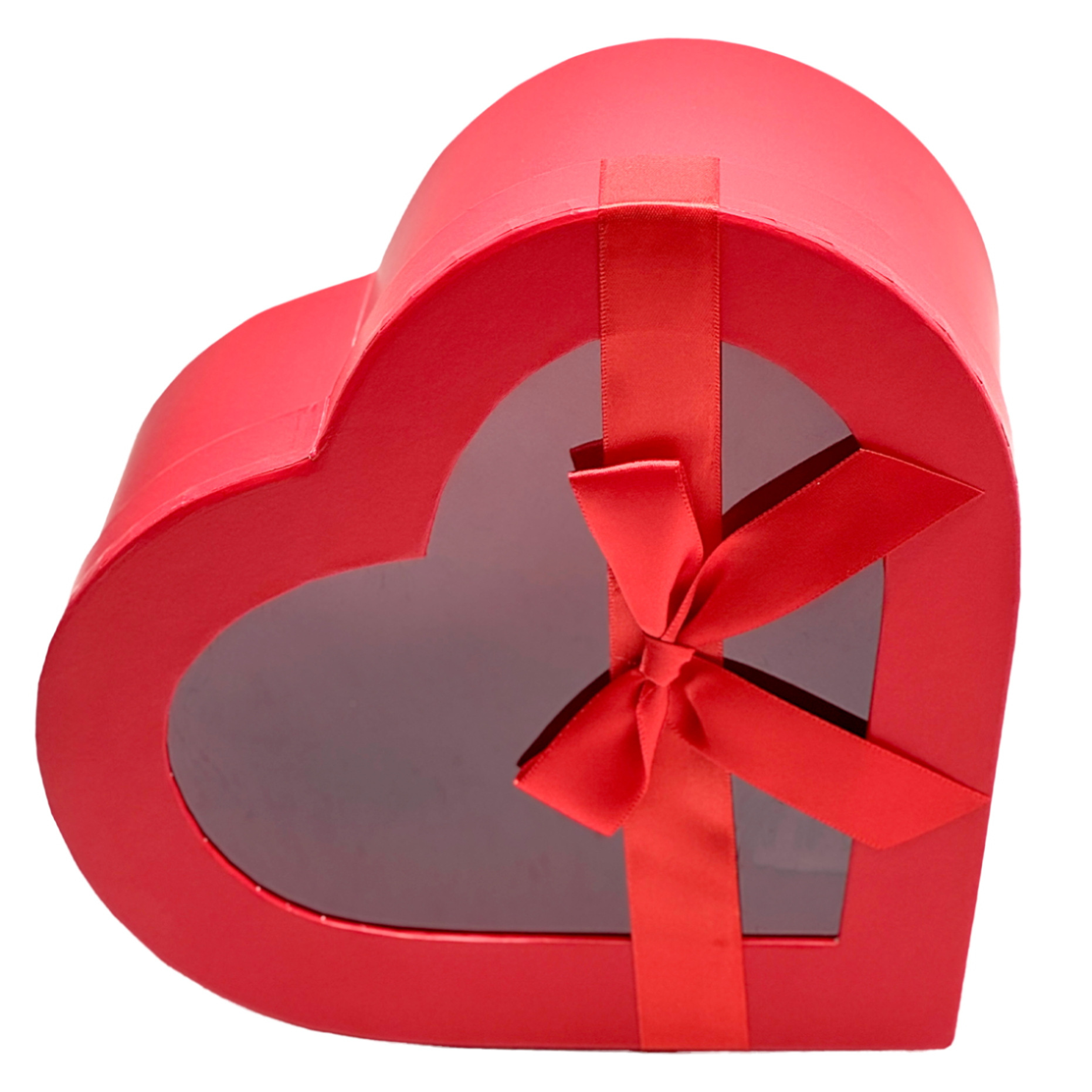 Коробка подарочная "Сердце", 23x22xH8 см, с окном